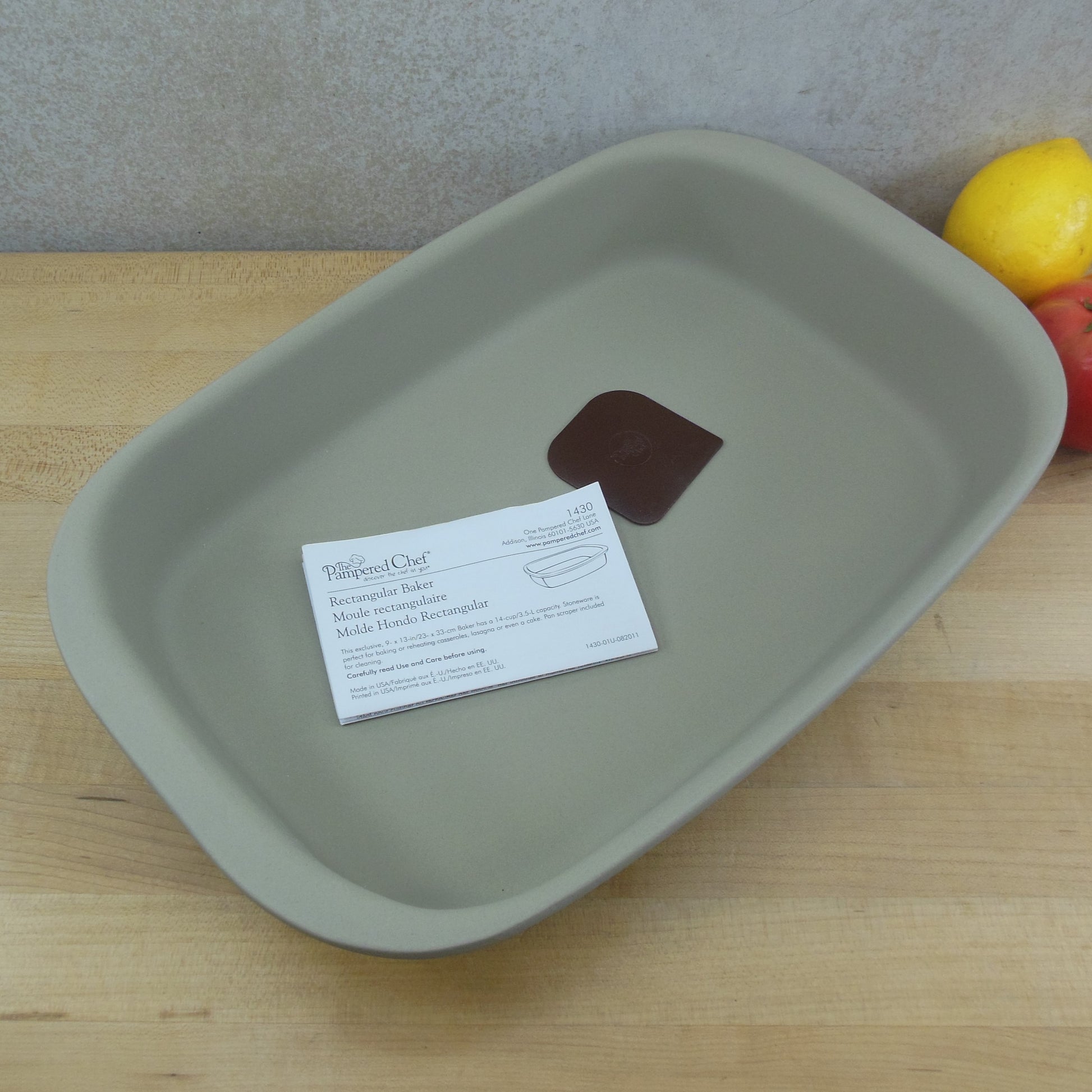 Stoneware Casserole Dish by The Pampered Chef