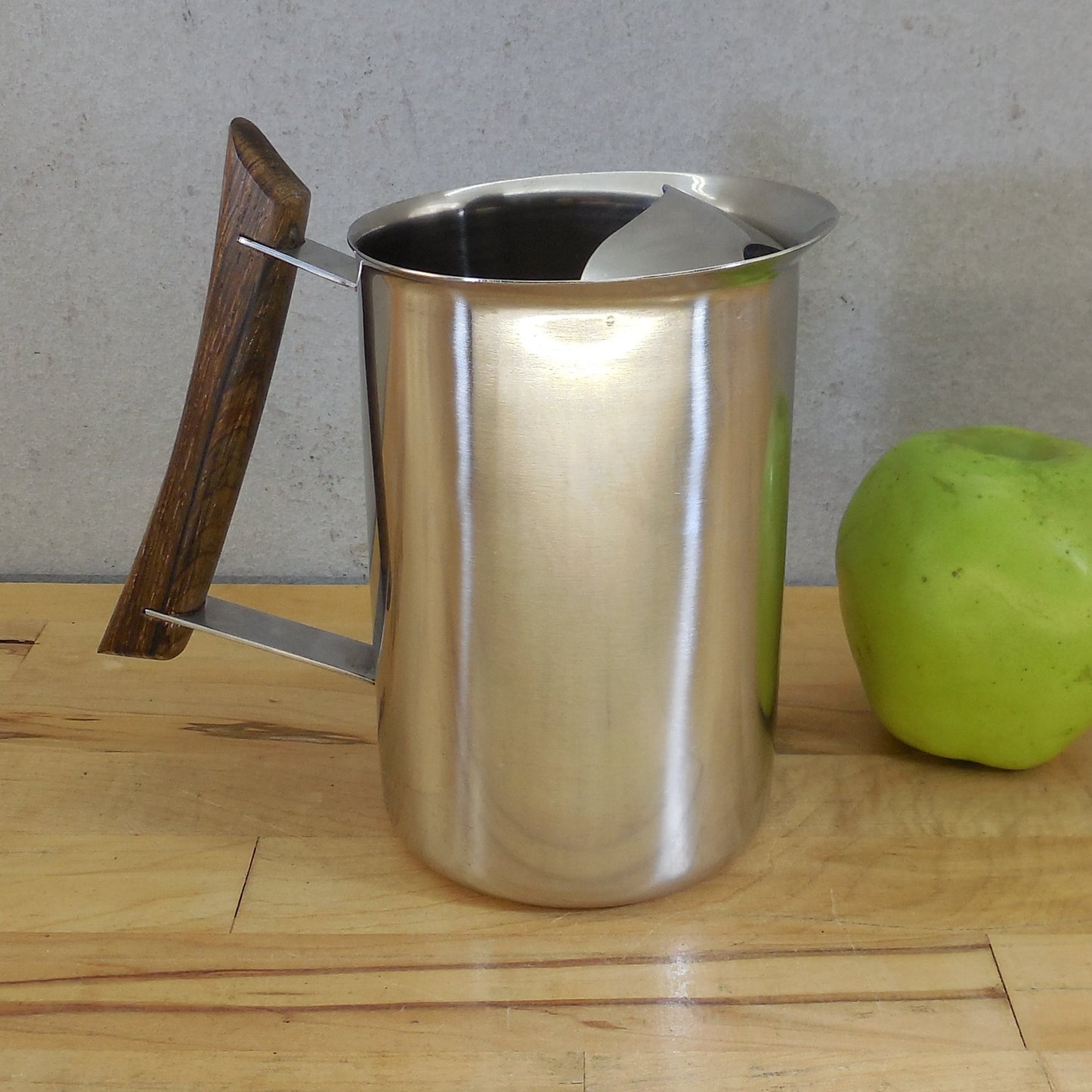 MCH Denmark Stainless Steel Teak Handle Serving Pitcher