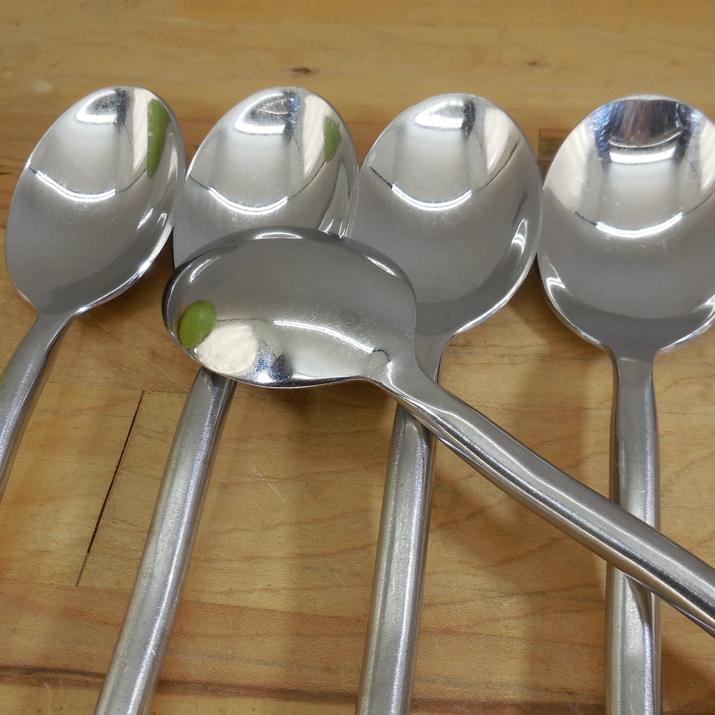 Gourmet Settings Exotique Platinum Stainless Flatware - 6 Teaspoons Used