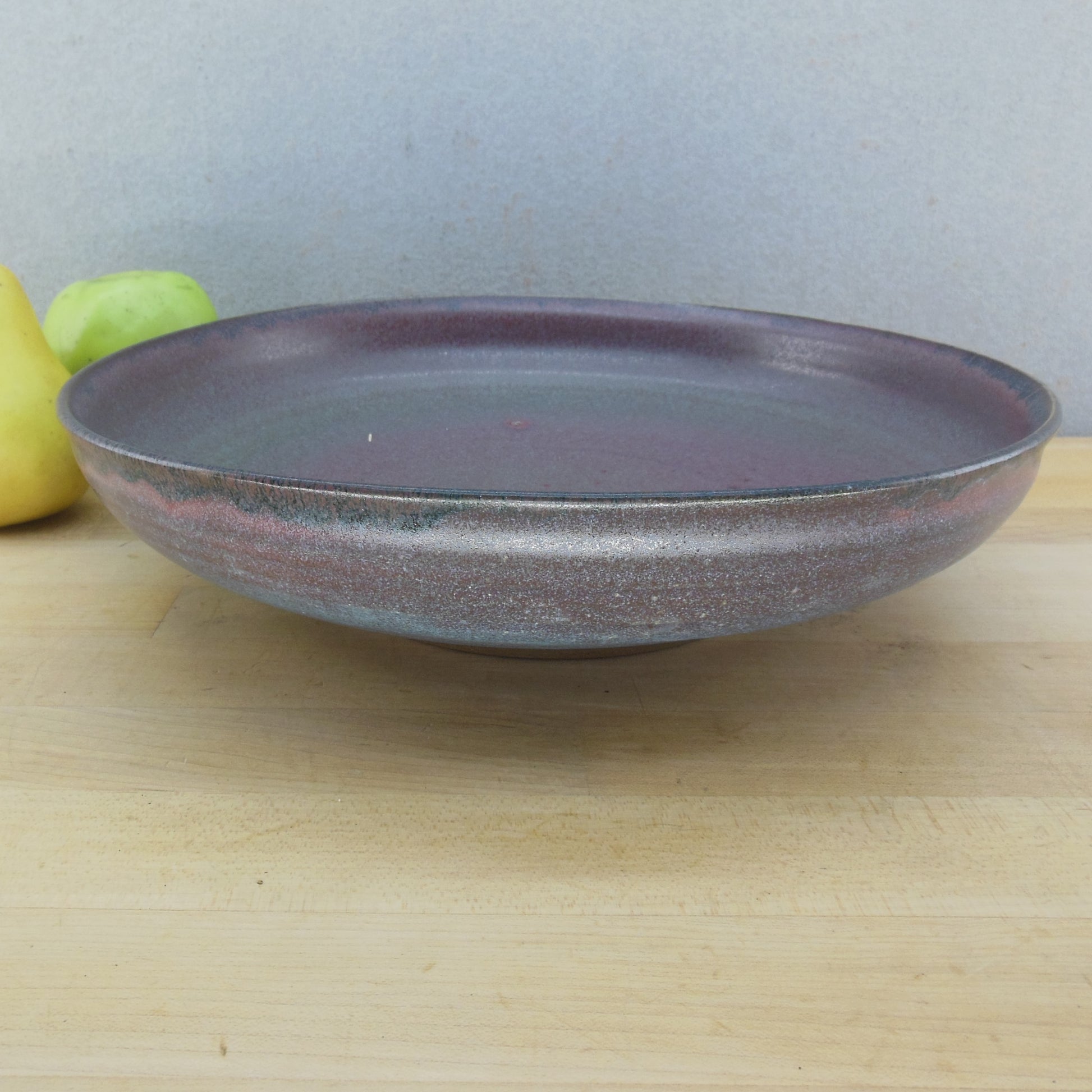 The Studio Pottery Montalvo Fruit Serving Bowl 11.5" Mauve Purple