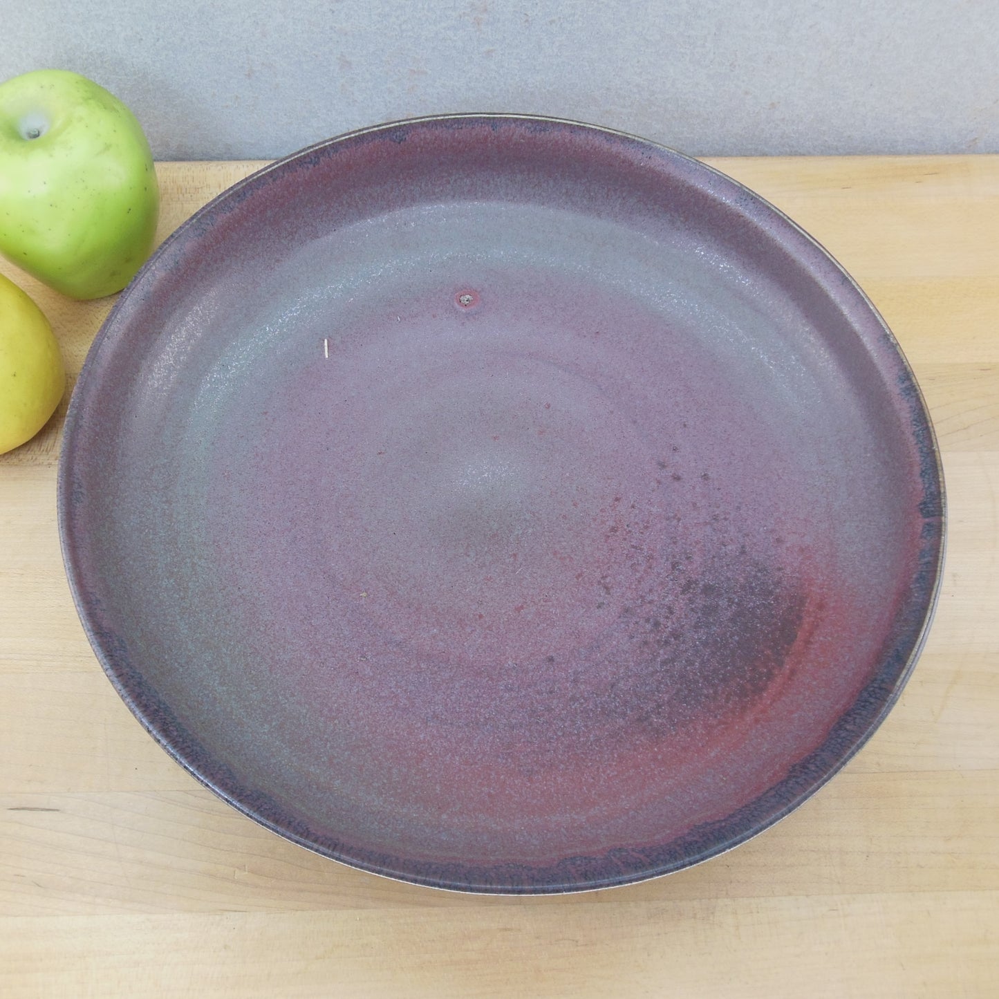 The Studio Pottery Montalvo Fruit Serving Bowl 11.5" Mauve Purple Vintage