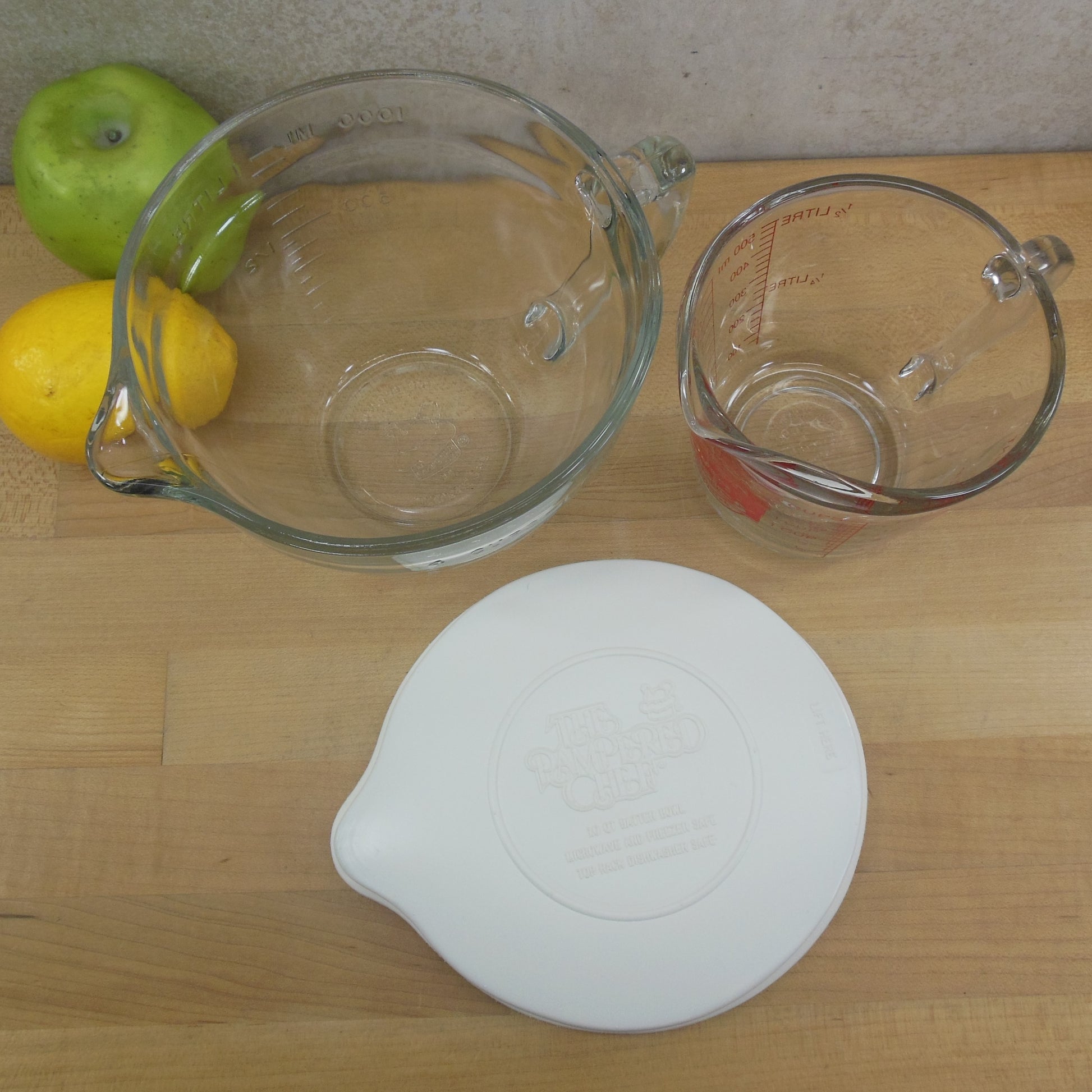 The Pampered Chef Measuring Cup Batter Bowl With Lid 2 Quart 2