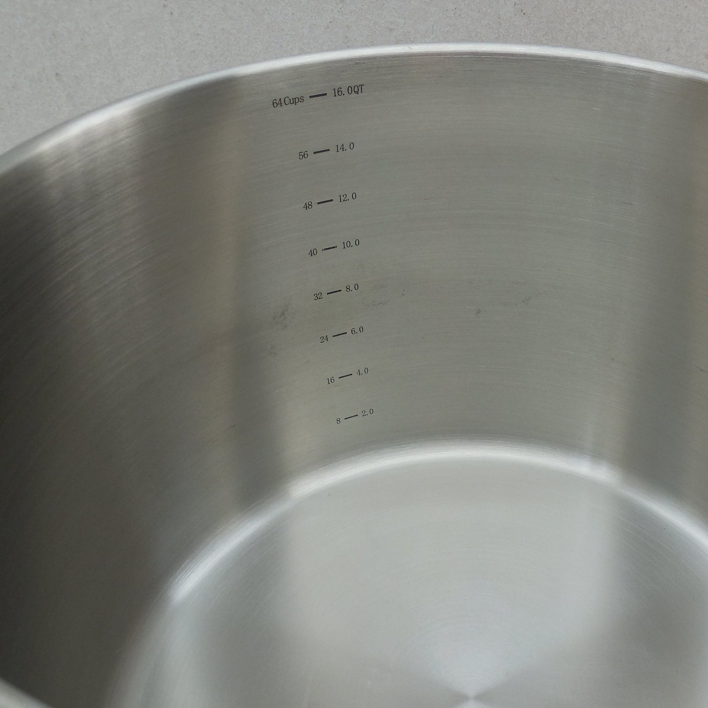 Pioneer Woman 16 Quart Stainless Stock Pot Glass Lid Copper Bottom Measuring Lines