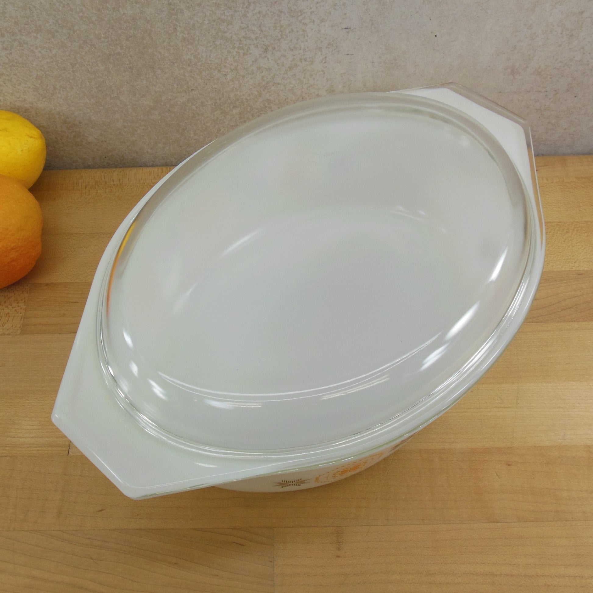 Pyrex Glass USA Town & Country 2.5 Quart Casserole Dish 045 Lid