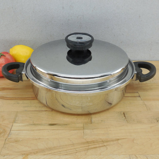 Cordon Bleu USA 7 Ply T304 Stainless 3 Qt. 10" Saute Pan & Lid
