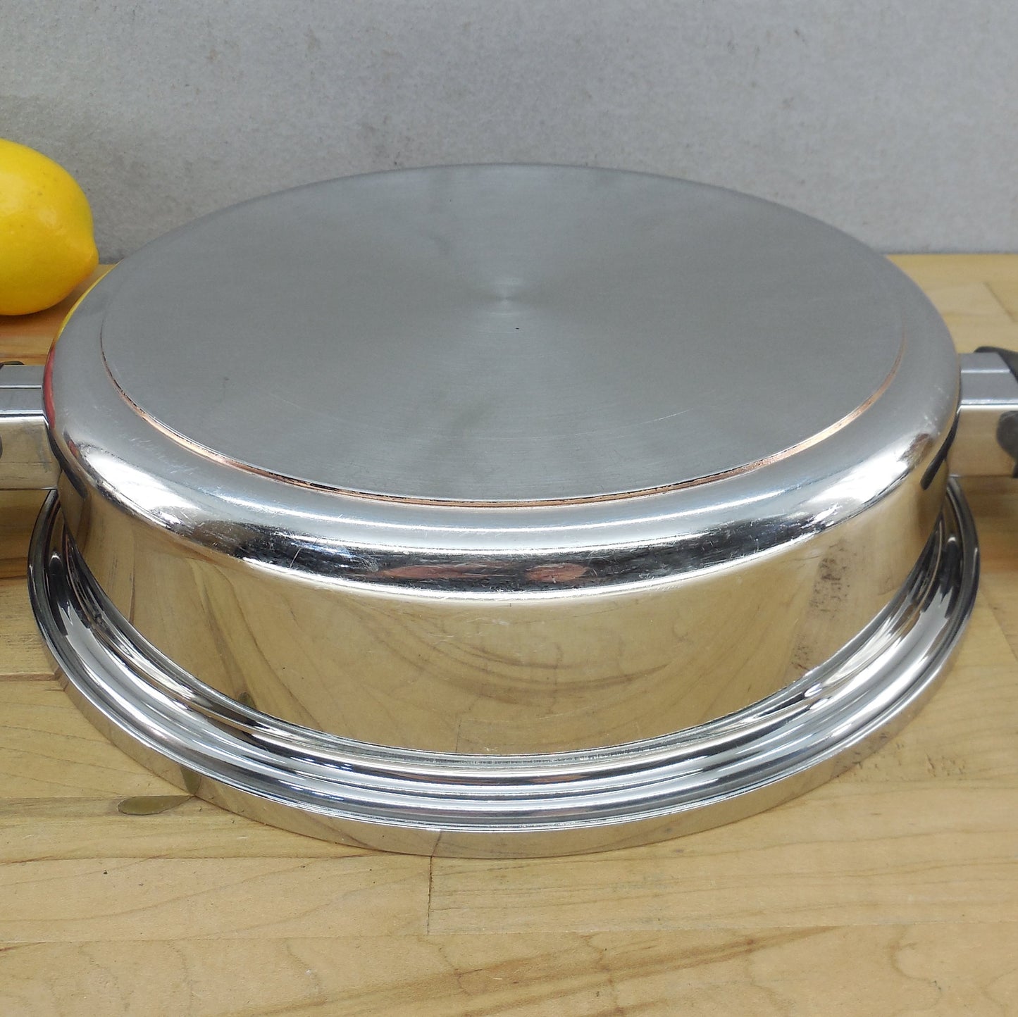 Cordon Bleu USA 7 Ply T304 Stainless 3 Qt. 10" Saute Pan & Lid Copper Disc Bottom