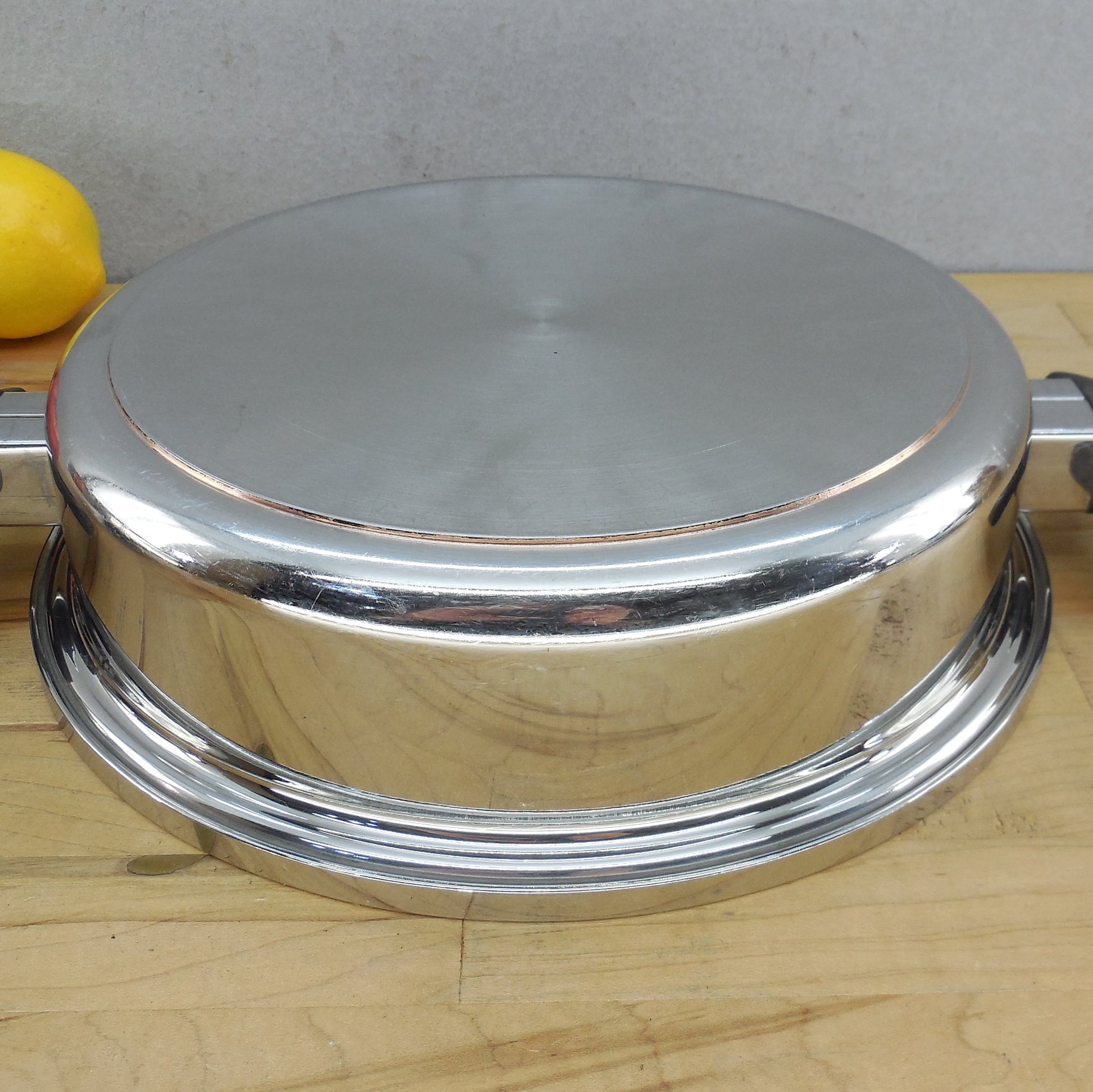 Cordon Bleu USA 7 Ply T304 Stainless 3 Qt. 10" Saute Pan & Lid Copper Disc Bottom