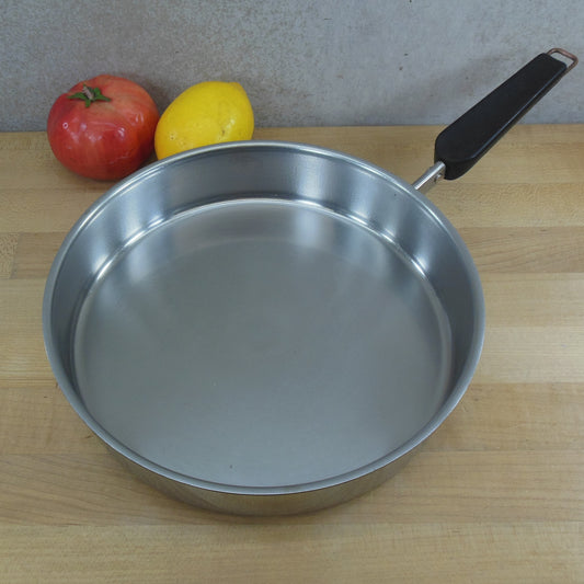 Revere Ware Designers' Group Open 10" Skillet Stainless Copper Core 6000