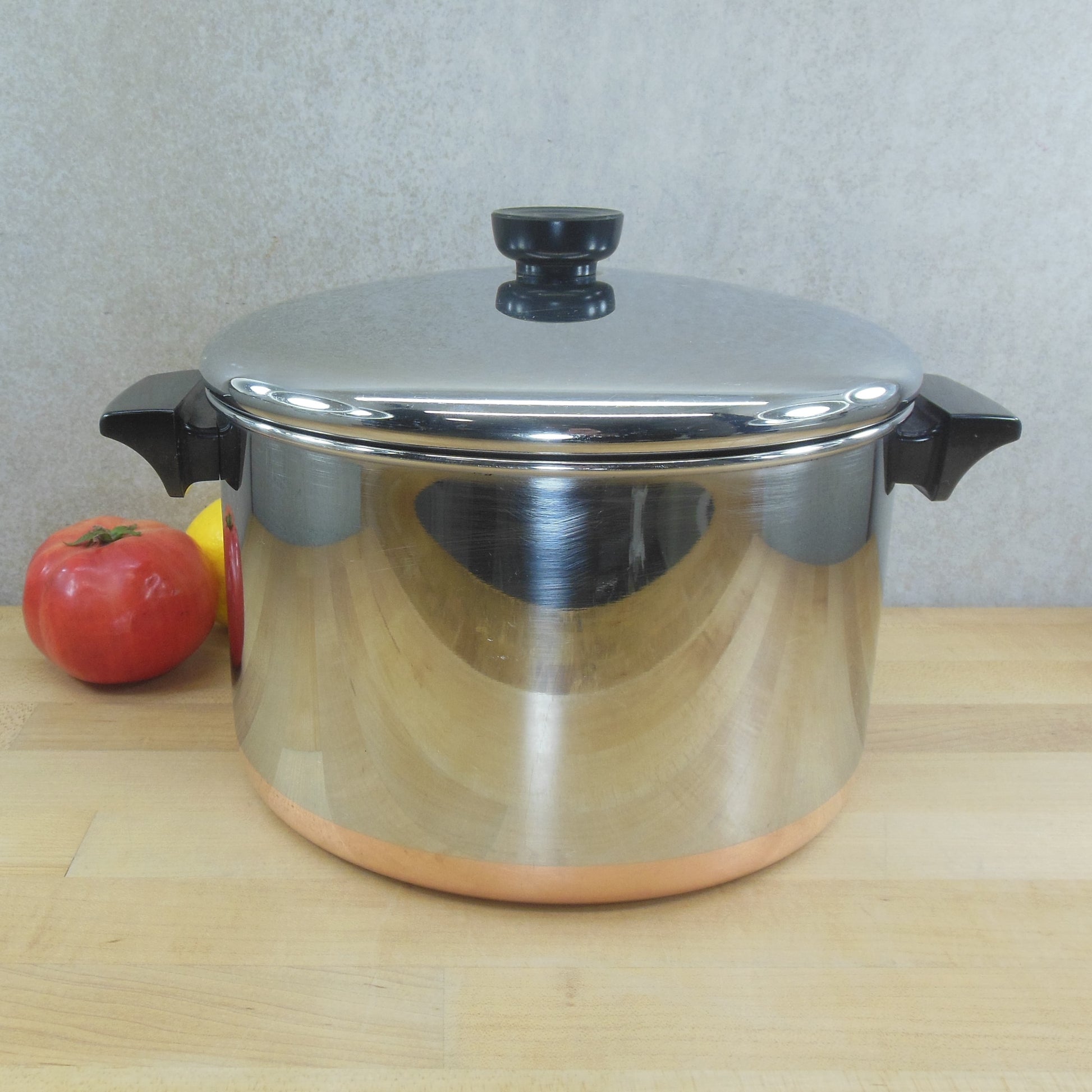 The McGuire Group LLC - Auction: Online Estate Auction - Nov. 8-14, 2019  ITEM: Household: Kitchen: Nice set of Revere Ware Copper Bottom Cooking Pots  and Pans w/lids
