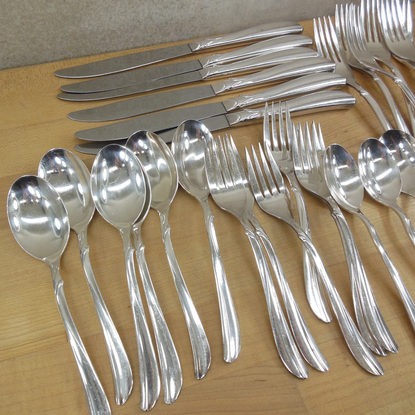 International Silver Kellogg's 1958 New Radiance Silverware - Service for 6 Vintage