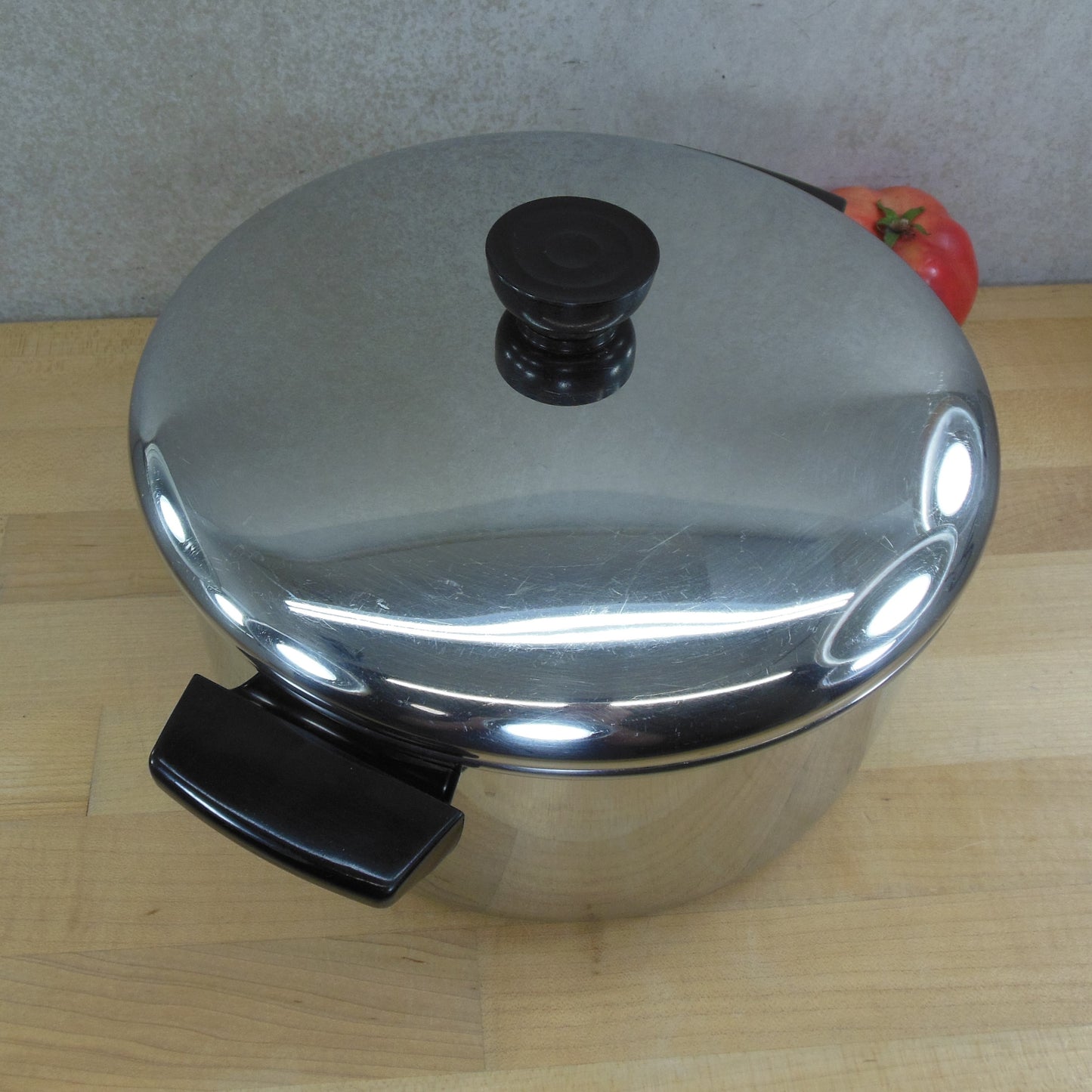 Revere Ware Korea Stainless Tri-ply 4-1/2 Quart Soup Stock Pot 2064 Used