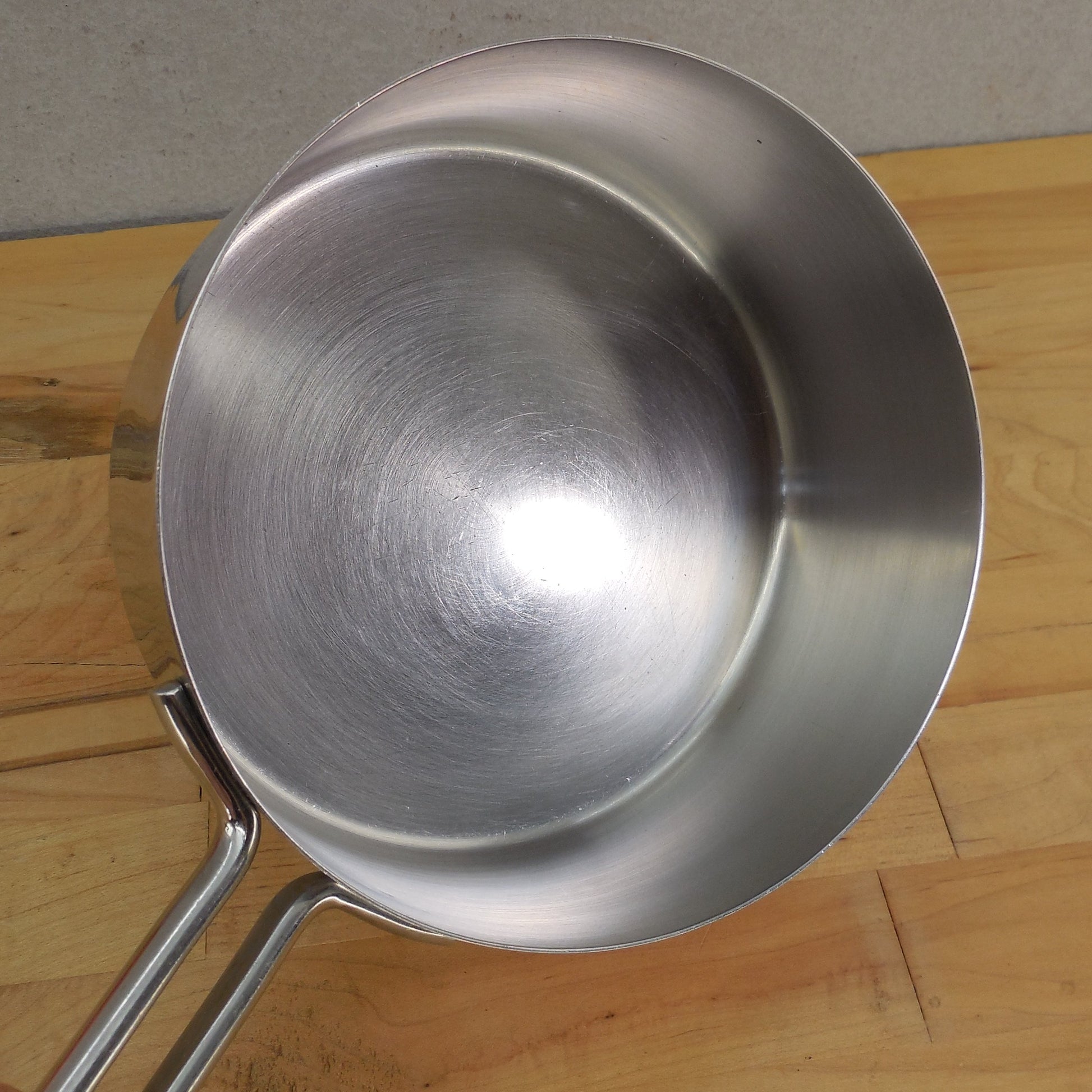 Revere Ware Pro-Line 1994 Stainless 1.5 Quart Saucepan 6725 Thailand Restored Vintage