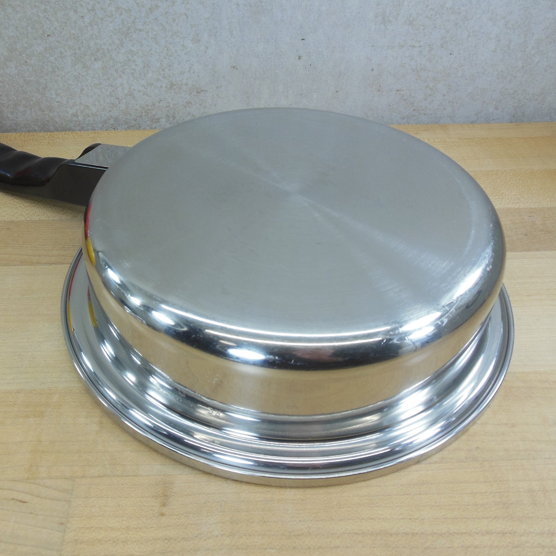 Vollrath Rex-A-Matic Stainless 8" Saucepan Skillet & Vent Lid Bottom