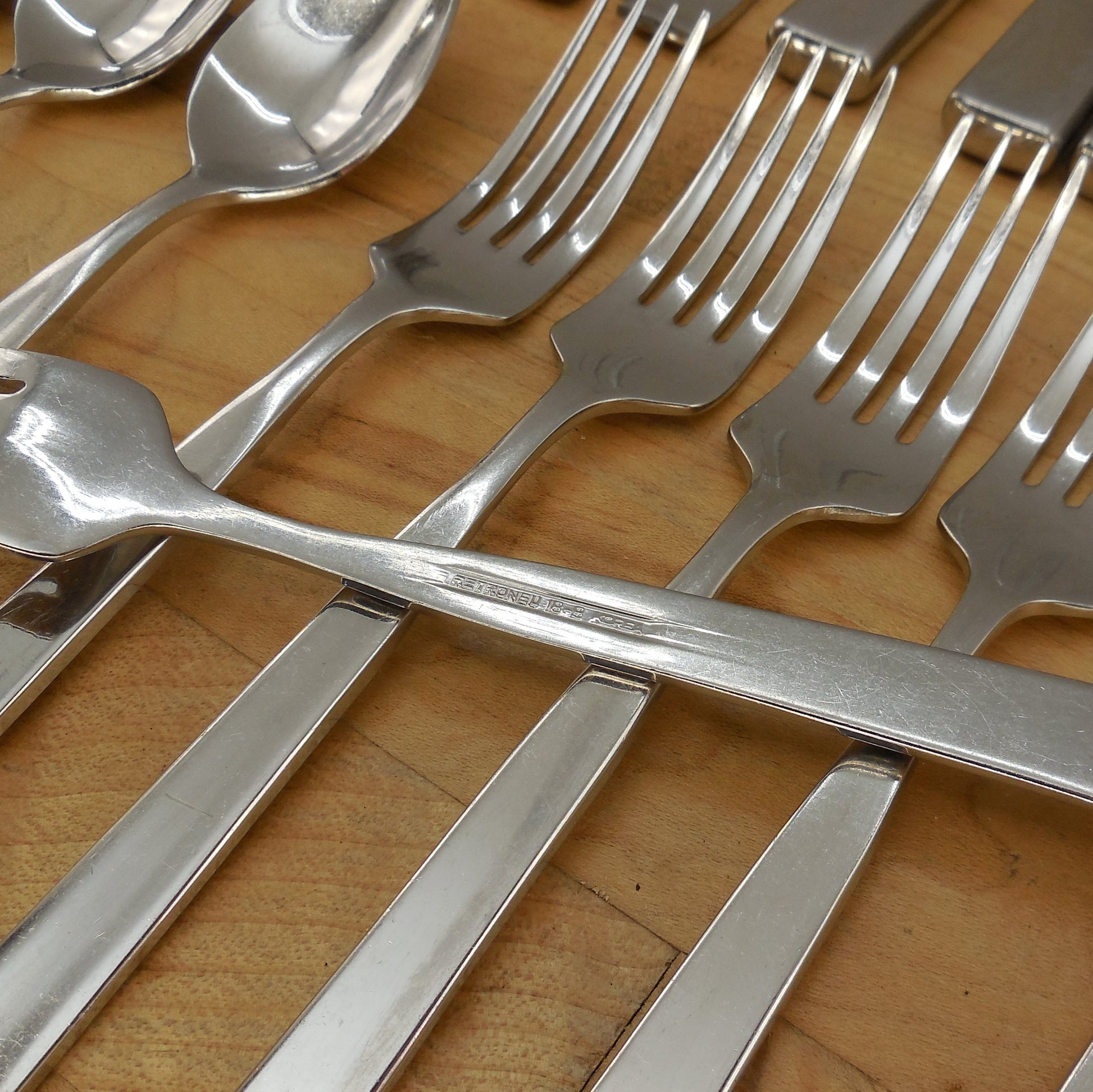 Retroneu Aspen Stainless Flatware Partial Set 26 Pieces Fork Spoon Knife Korea