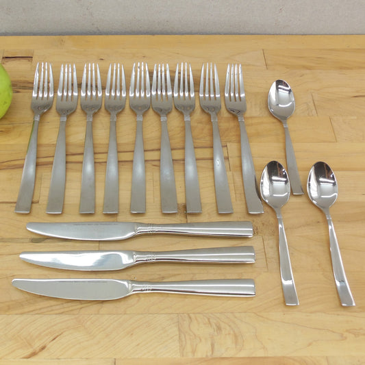 Reed & Barton Heritage Mint Regent Stainless Lot Dinner Fork Knife Teaspoon