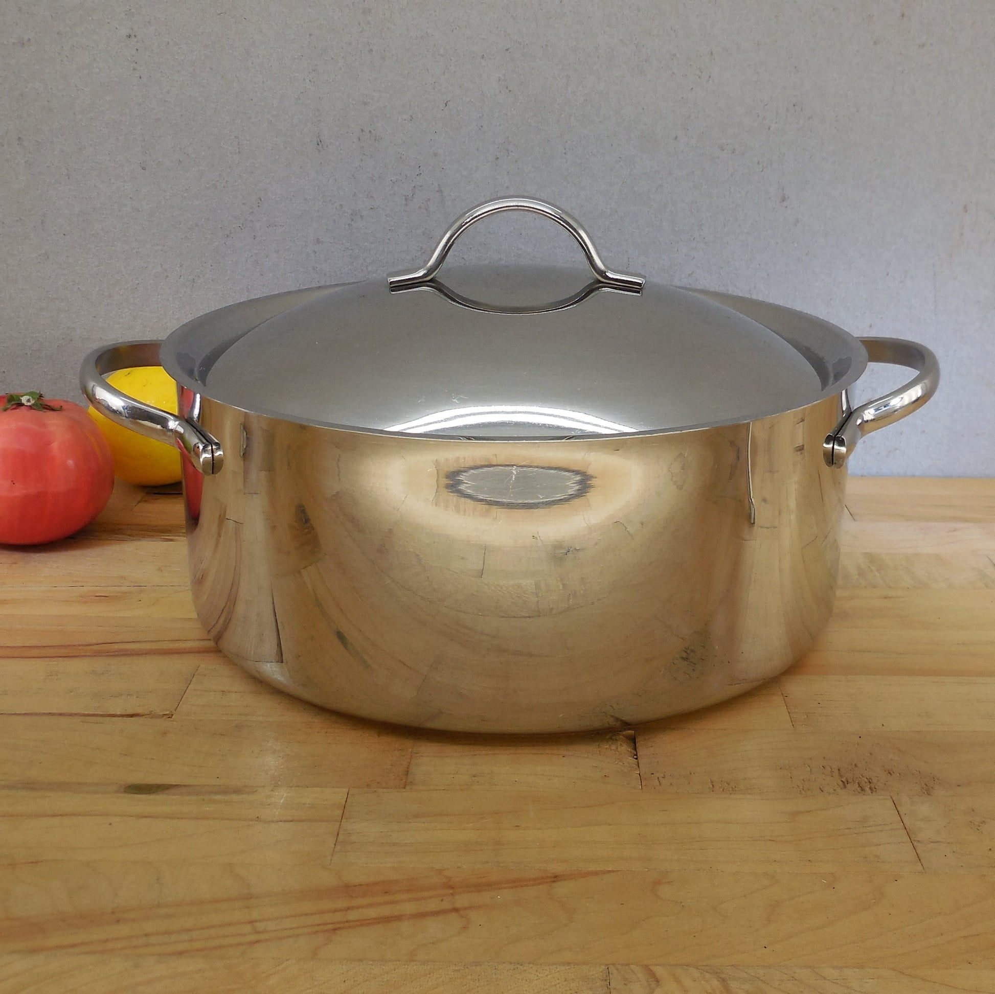 Revere Ware Pro-Line 6 Qt. Dutch Oven Stock Pot 6796 Stainless Restored