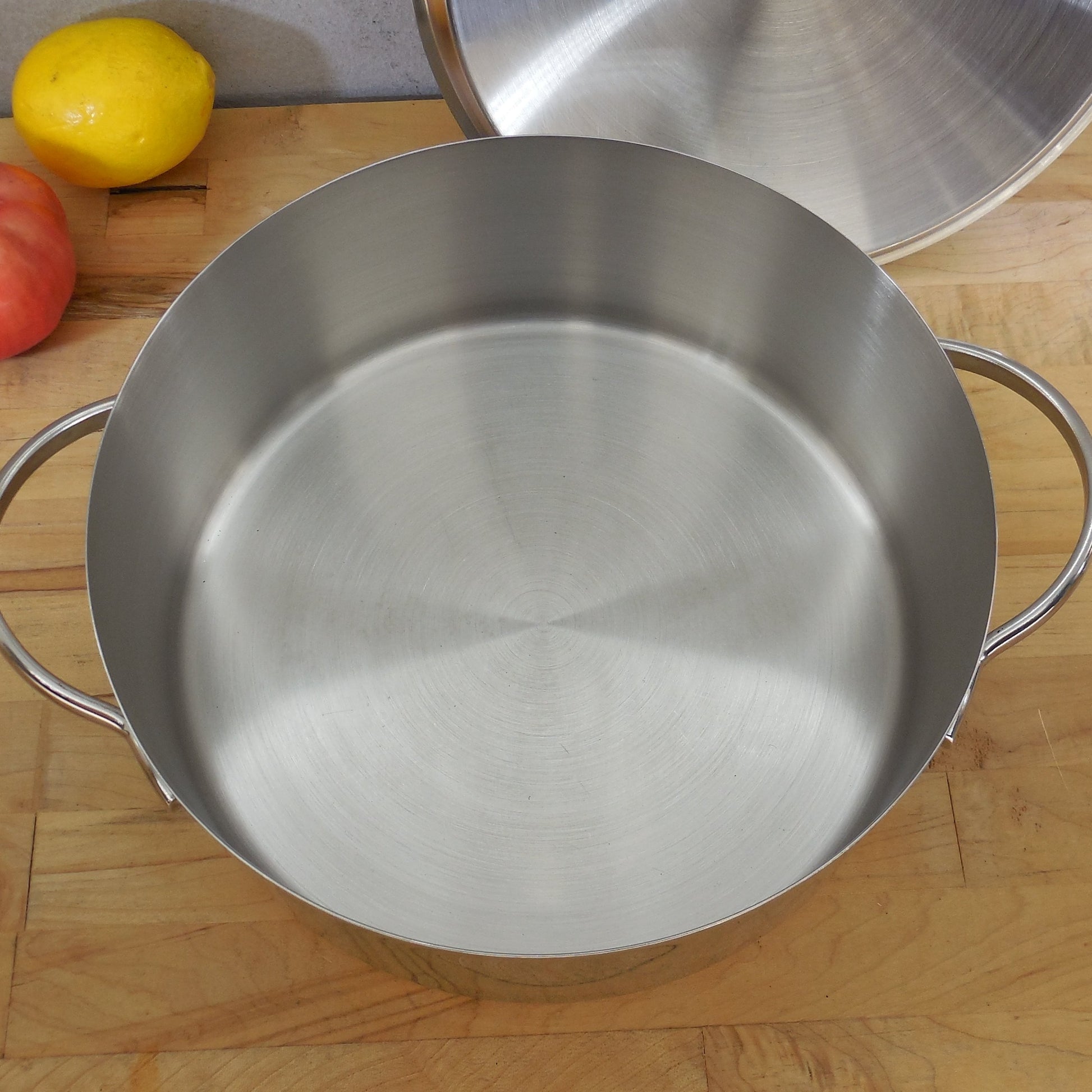 Revere Ware Pro-Line 6 Qt. Dutch Oven Stock Pot 6796 Stainless Restored Interior