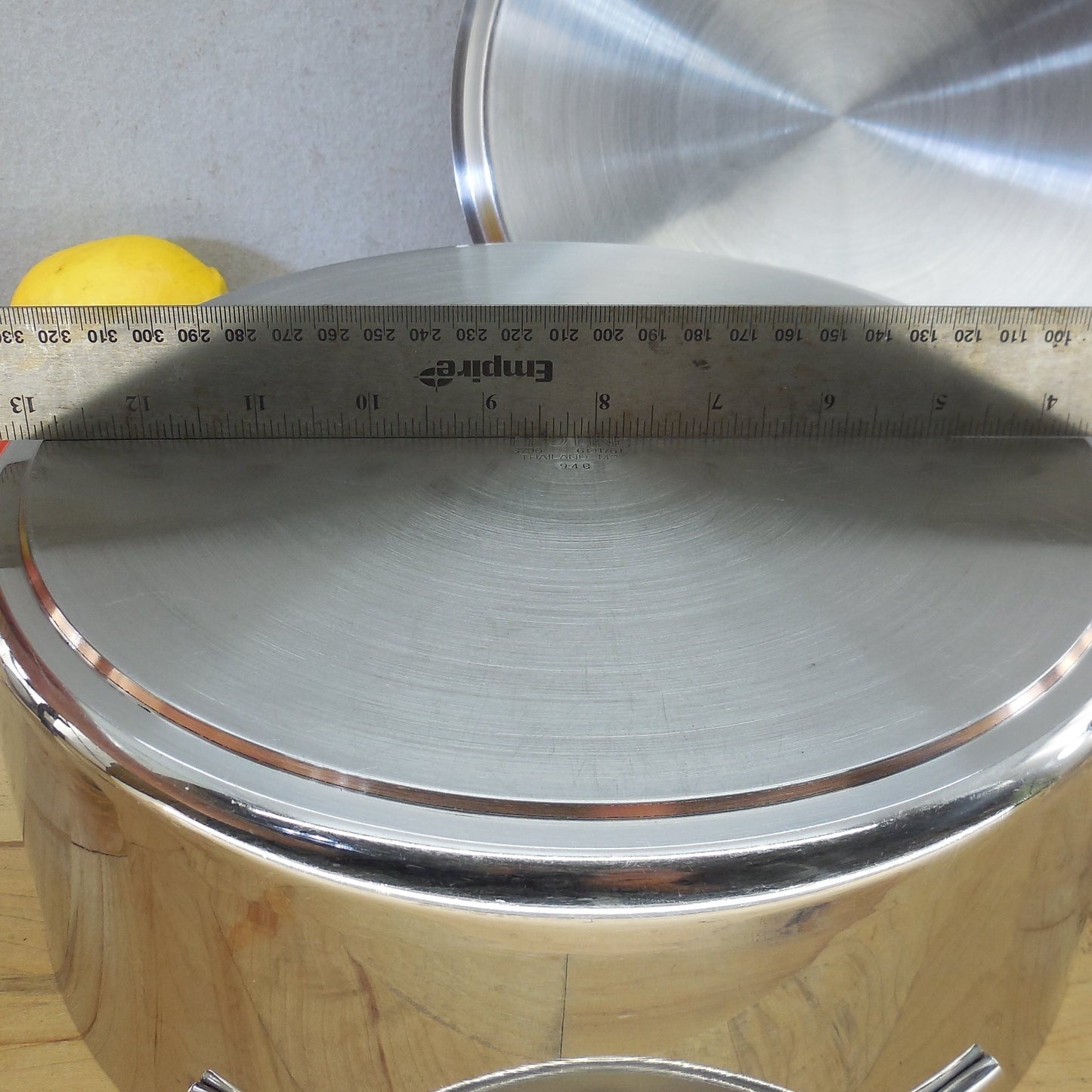 Revere Ware Pro-Line 6 Qt. Dutch Oven Stock Pot 6796 Stainless Restored Flat