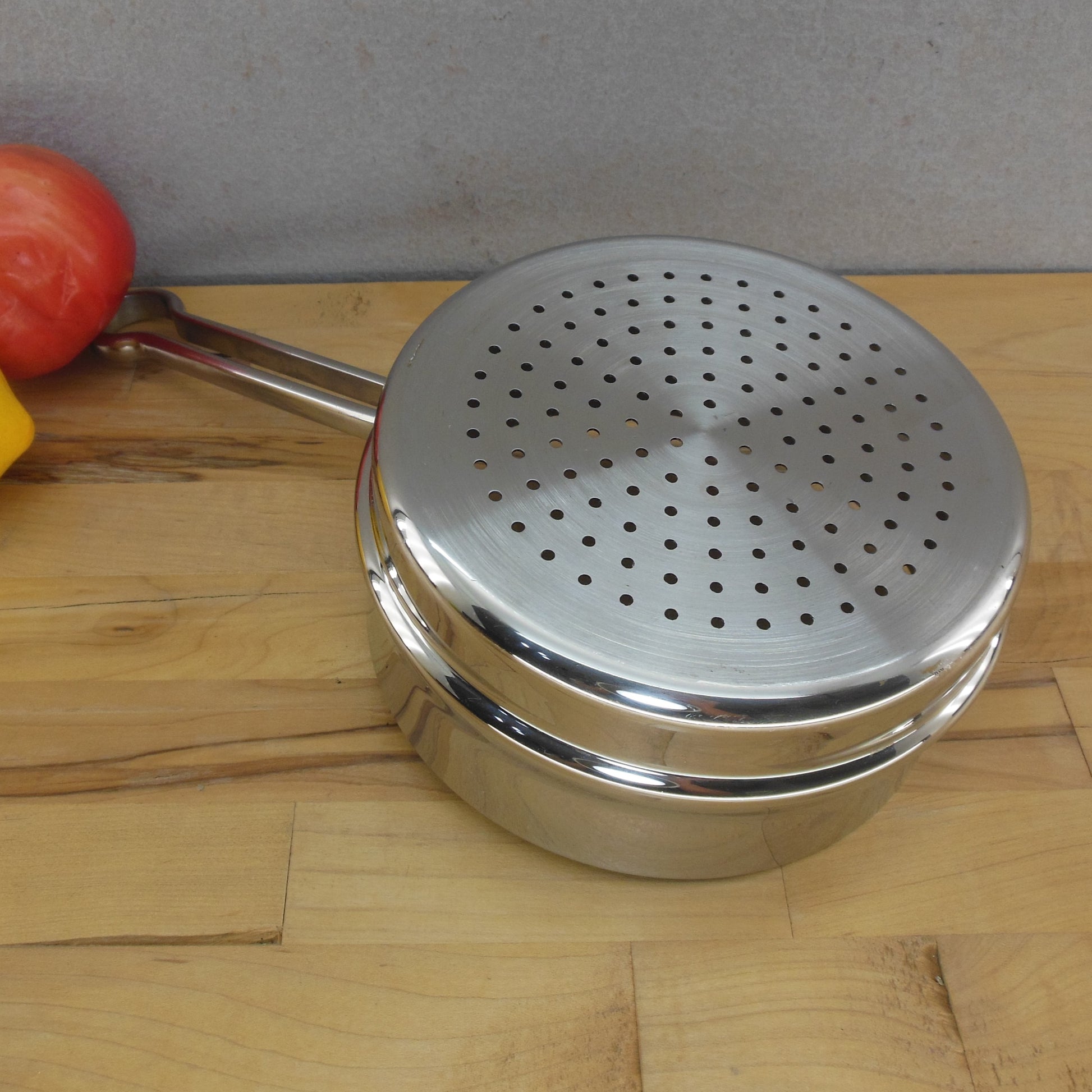 Revere Ware Pro-Line Stainless 6.5" Perforated Steamer Insert Used