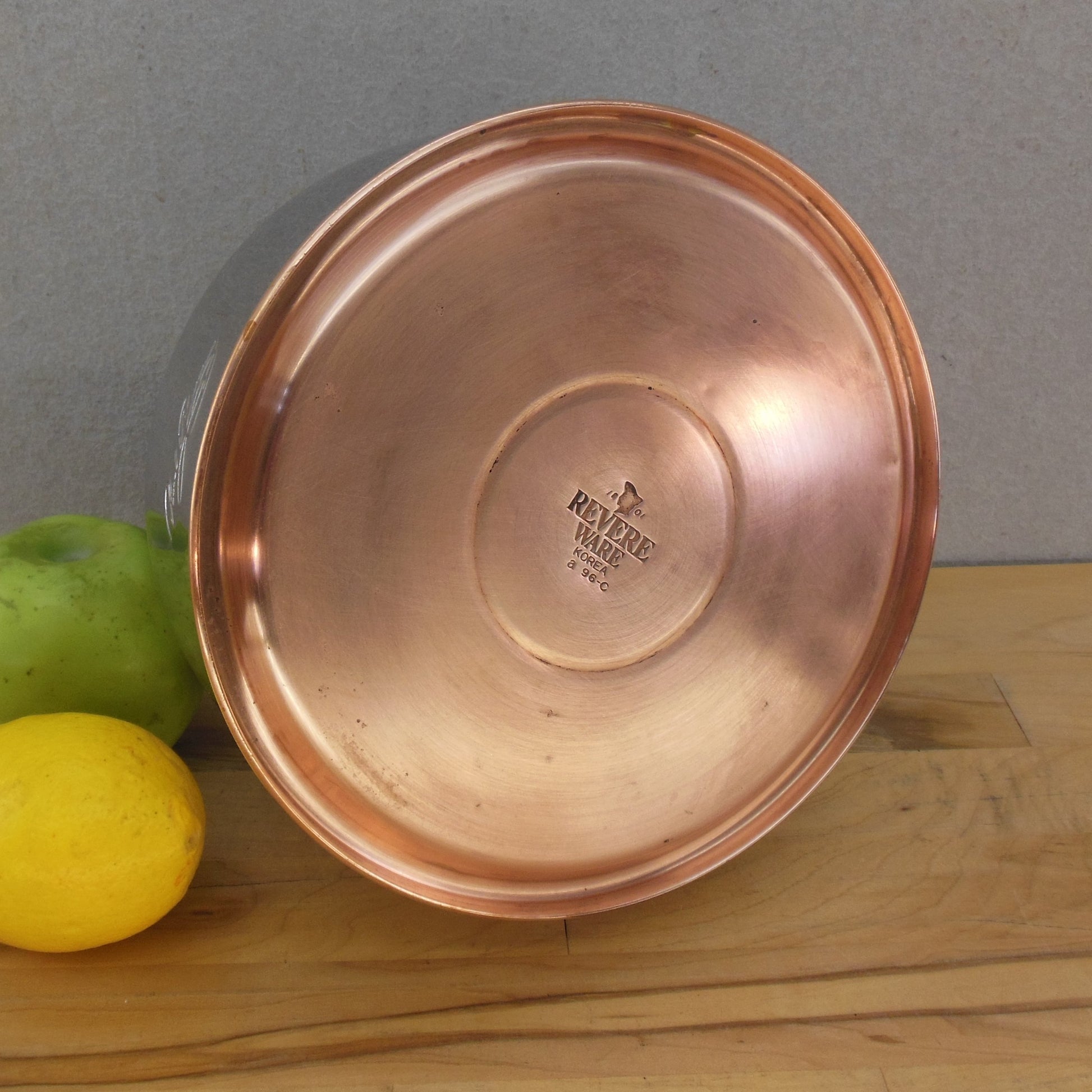 Revere Ware Signature 1996 Water Tea Kettle 2 Quart Stainless Copper Polished Cleaned