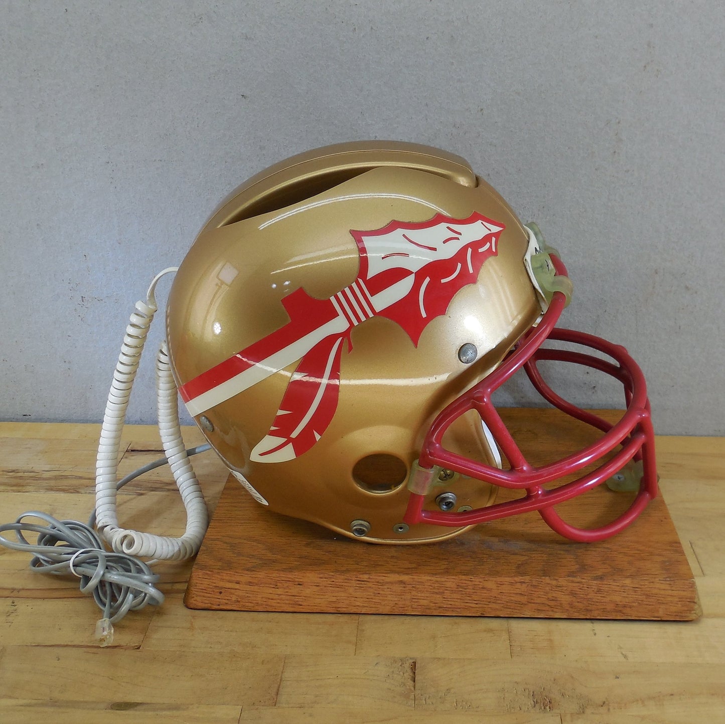 Riddell Nardi Vt. 1980's Telephone Helmet FSU Seminoles Florida State Univ.