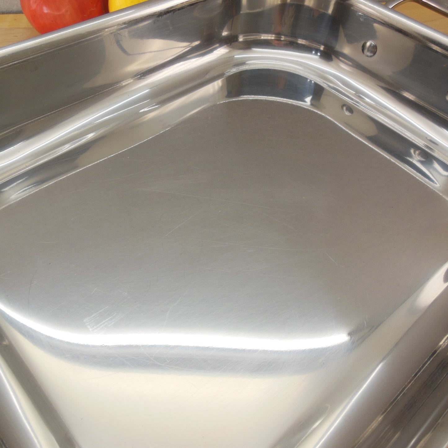 All-Clad Stainless Lasagna Roasting Pan & Tall Rack 14.5 x 11.75 Used
