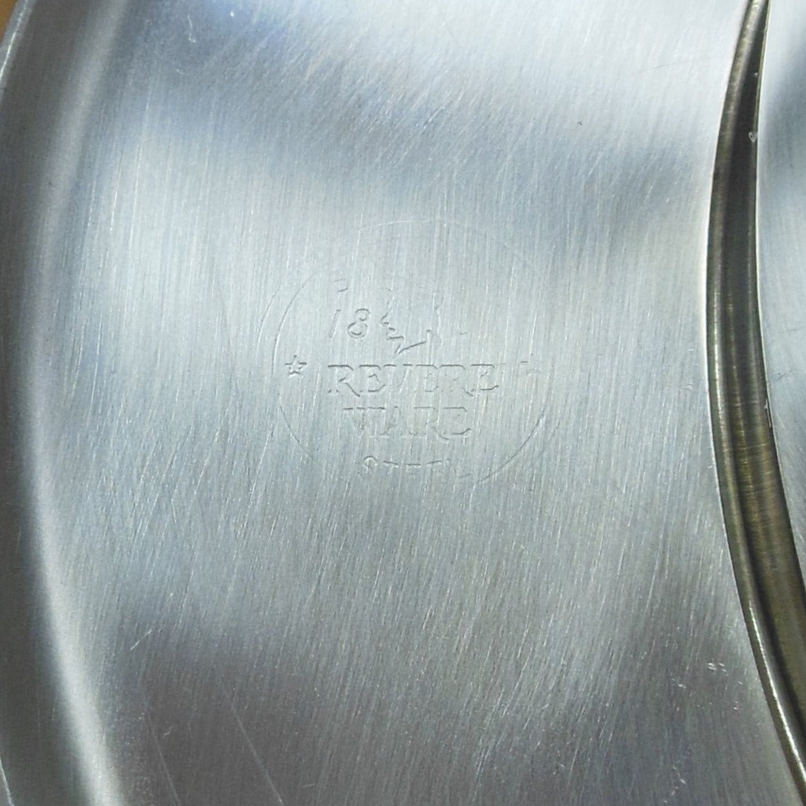 Revere Ware 1950's Stainless Steel Oval Roaster Pot & Lid 4 Quart maker Mark Logo