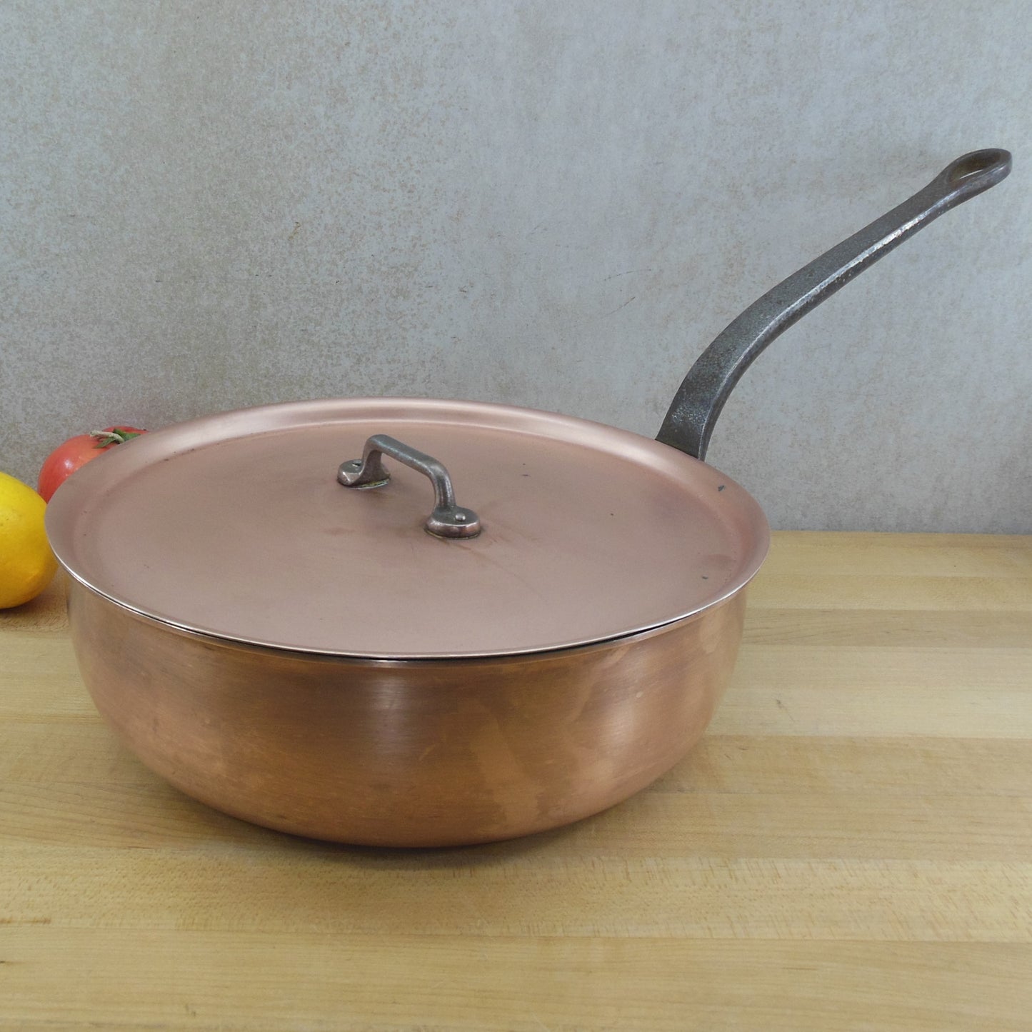 Falk Culinair Belgium 28cm Classic Copper Stainless Sauté Pan 4 Quart