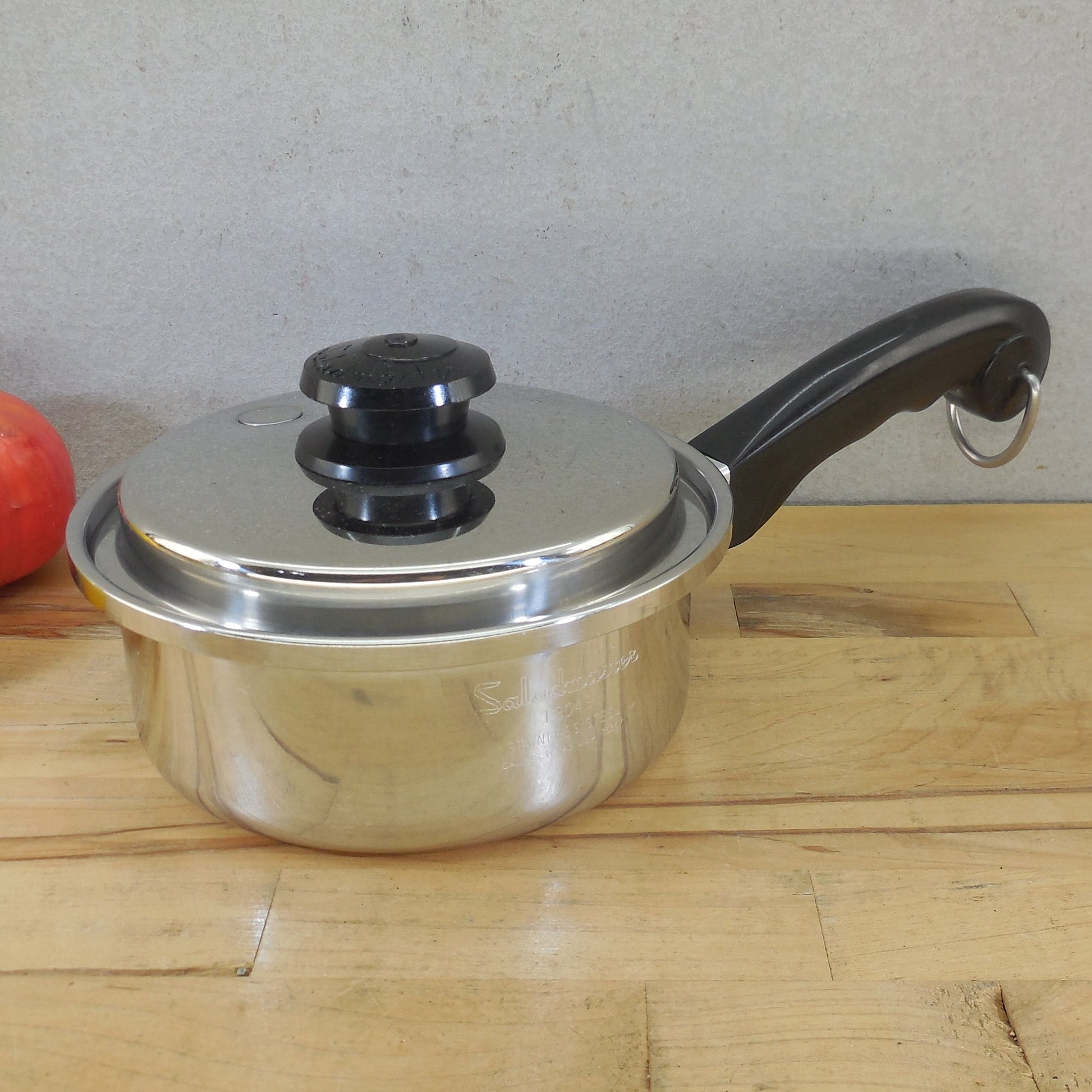 Saladmaster USA T304S Stainless 1 Qt. Saucepan with Vapo Lid Restored