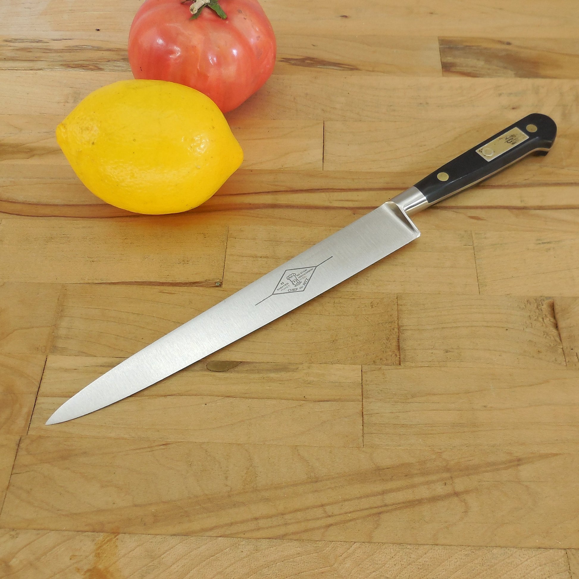 Chef Au Ritz Sabatier France High Carbon Stainless Steel 8" Slicing Knife