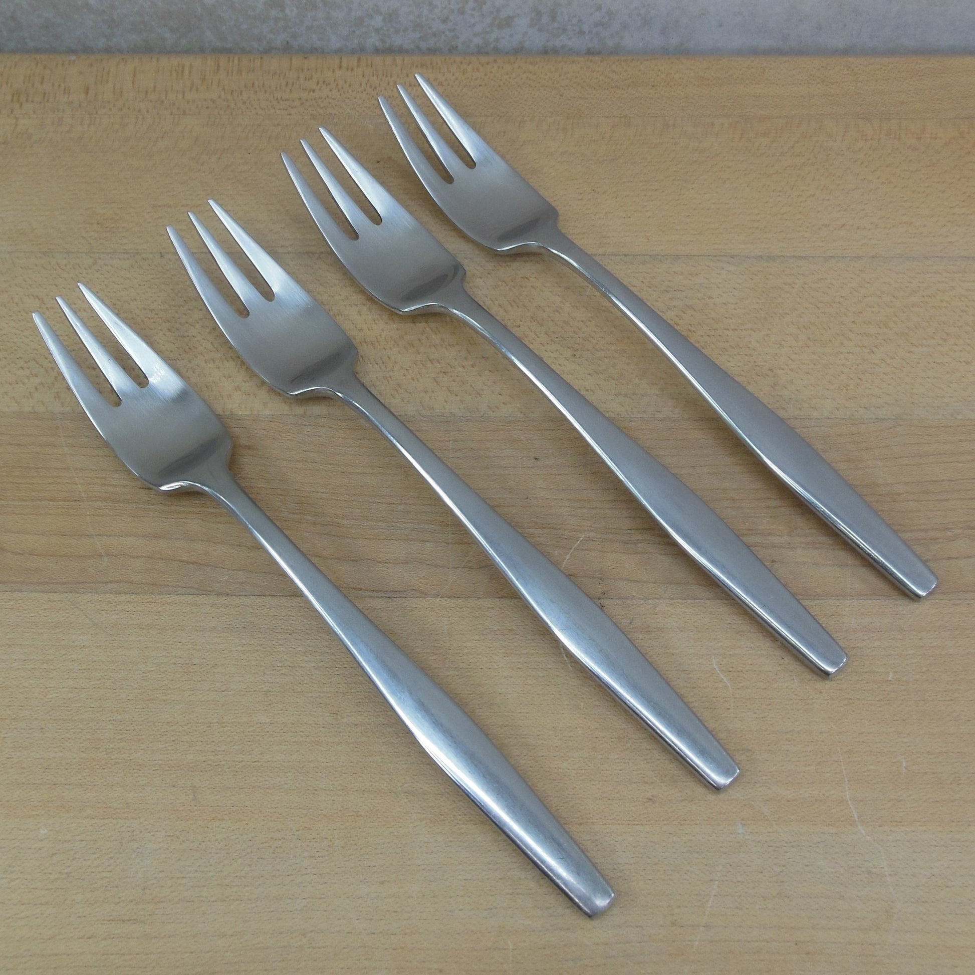 Dansk Variation V Japan Stainless Flatware - 4 Salad Forks