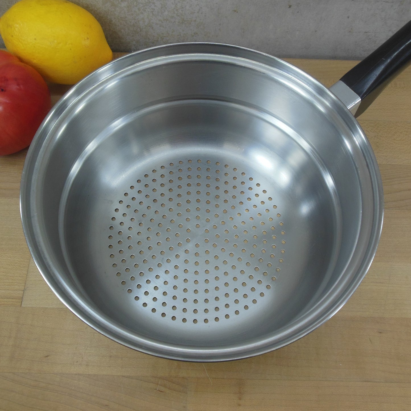 Saladmaster Stainless 8" Saucepan Steamer Insert with Handle - 3 Quart