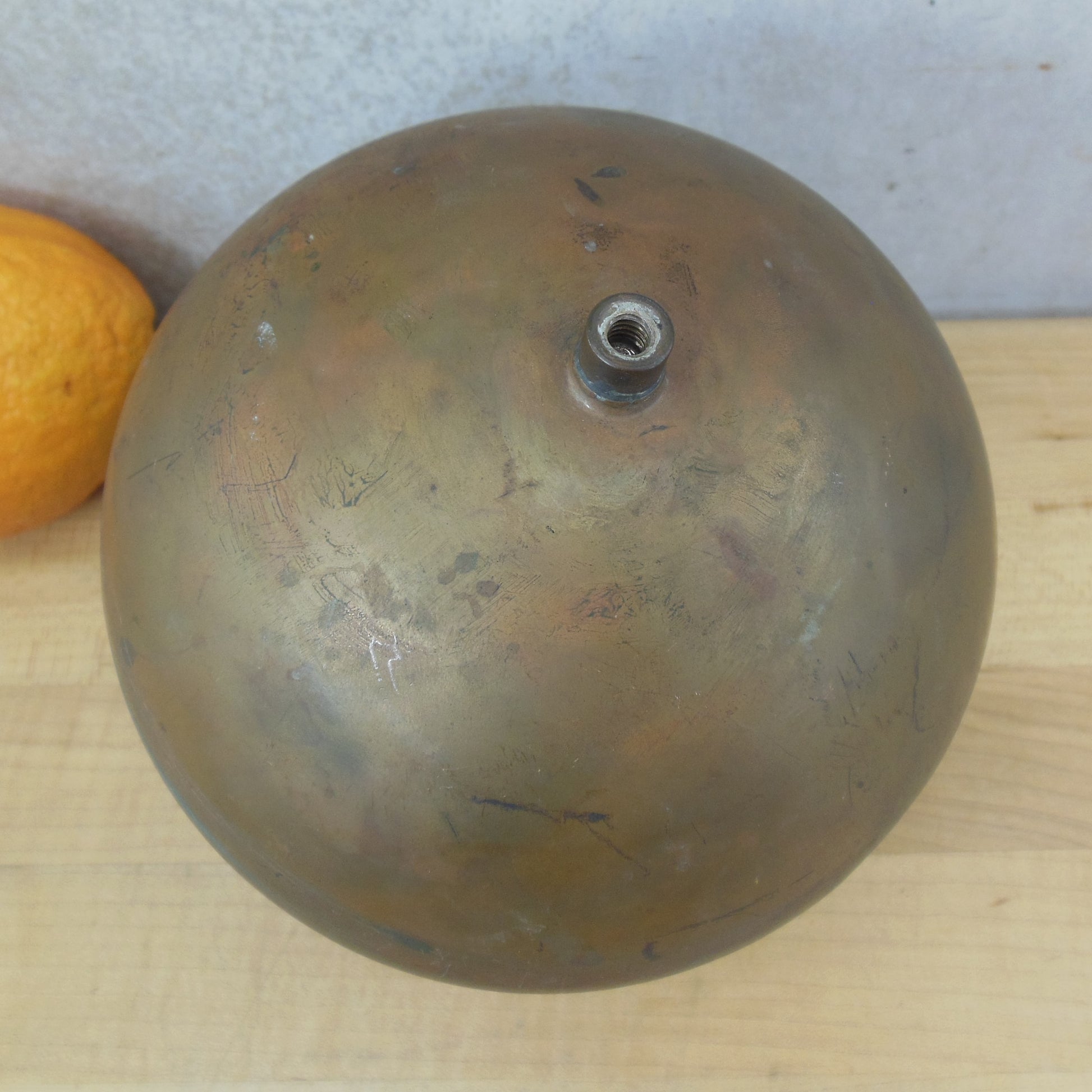 Unbranded Copper Round Float Ball Toilet Tank 6" Sand Weighted Used