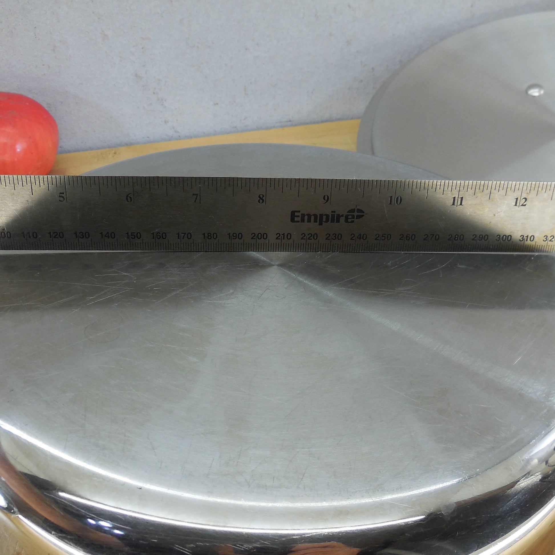 All-Clad USA Stainless Tri-Ply 3 Quart Saute Pan & Lid Cleaned Polished