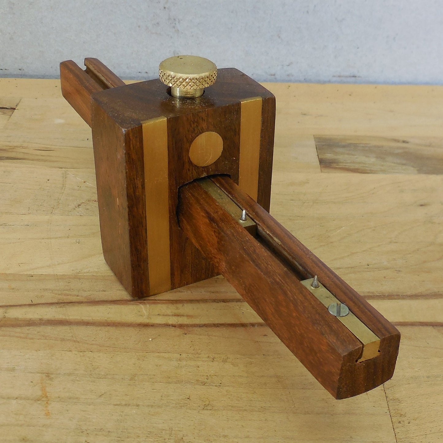 Wood Scribe Tools 3 Lot Justus Traut's Pat. 1873 Stanley No. 61 & Unbranded Modern Hardwood