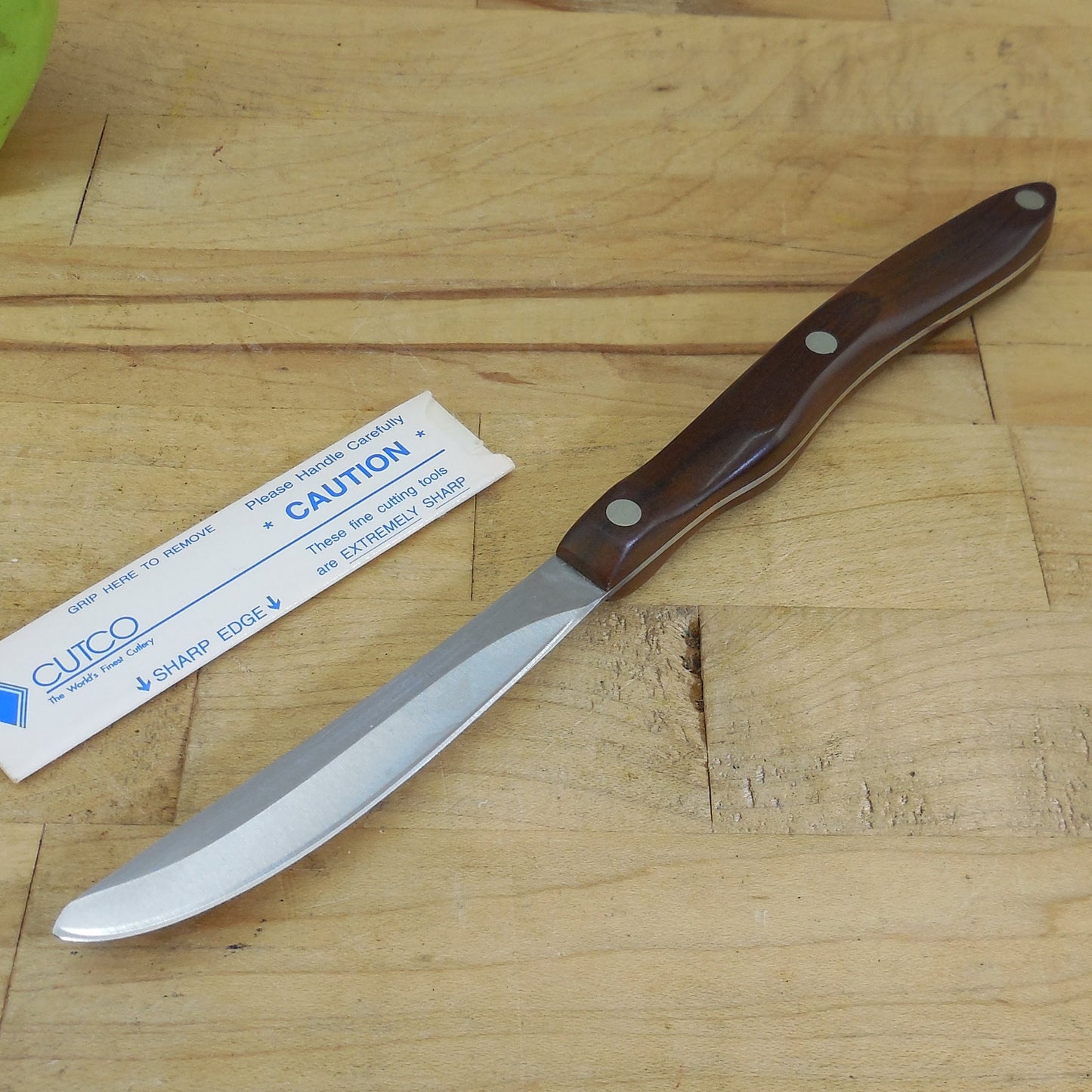 Cutco USA 59 Stainless Table Steak Knife Classic Brown Handle EUC