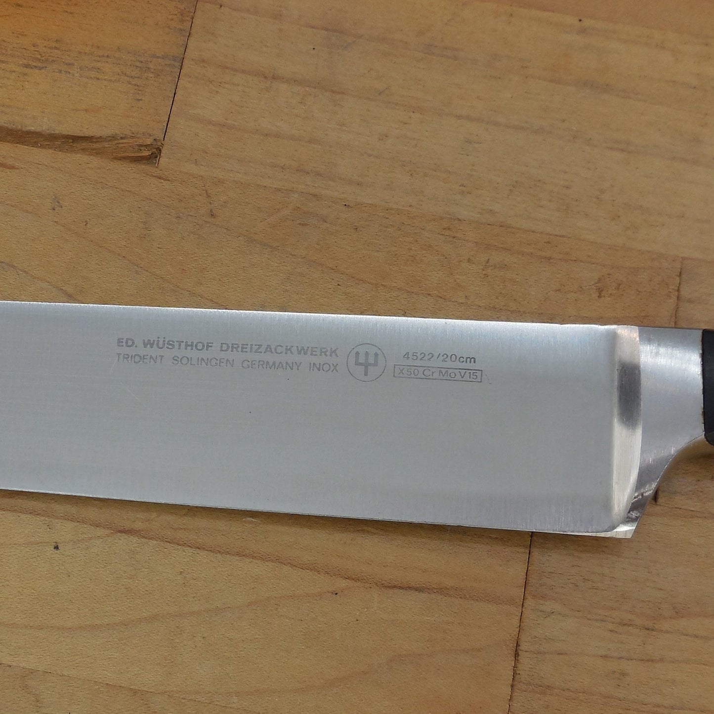 Wusthof Germany Stainless Grand Prix 8" Slicing Knife 4522/20cm Solingen
