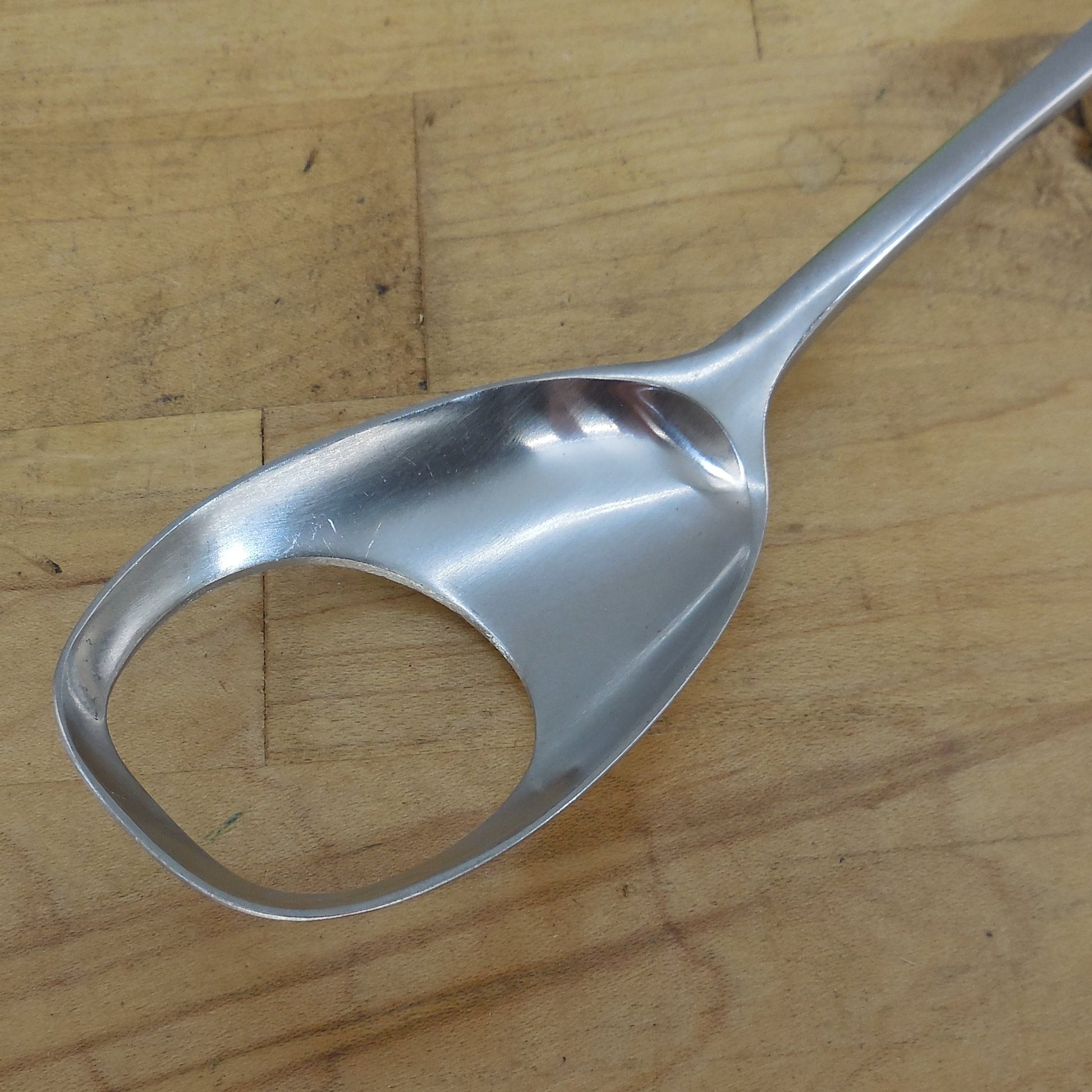 Dansk Germany Variation VI Stainless Pierced Serving Spoon 11"