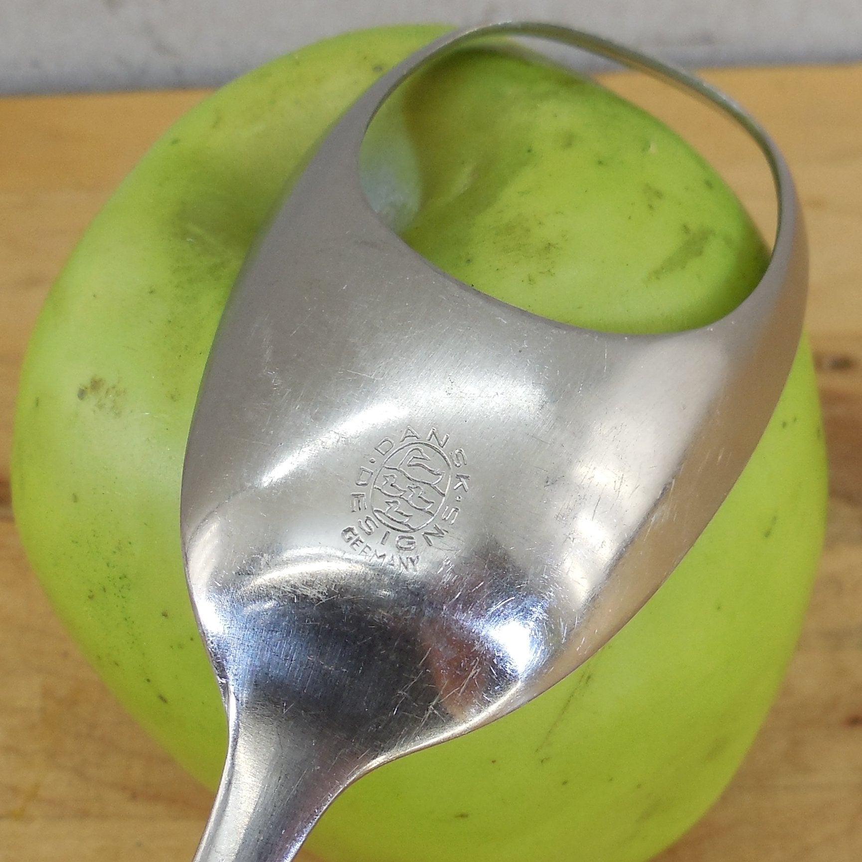 Dansk Germany Variation VI Stainless Pierced Serving Spoon 11"