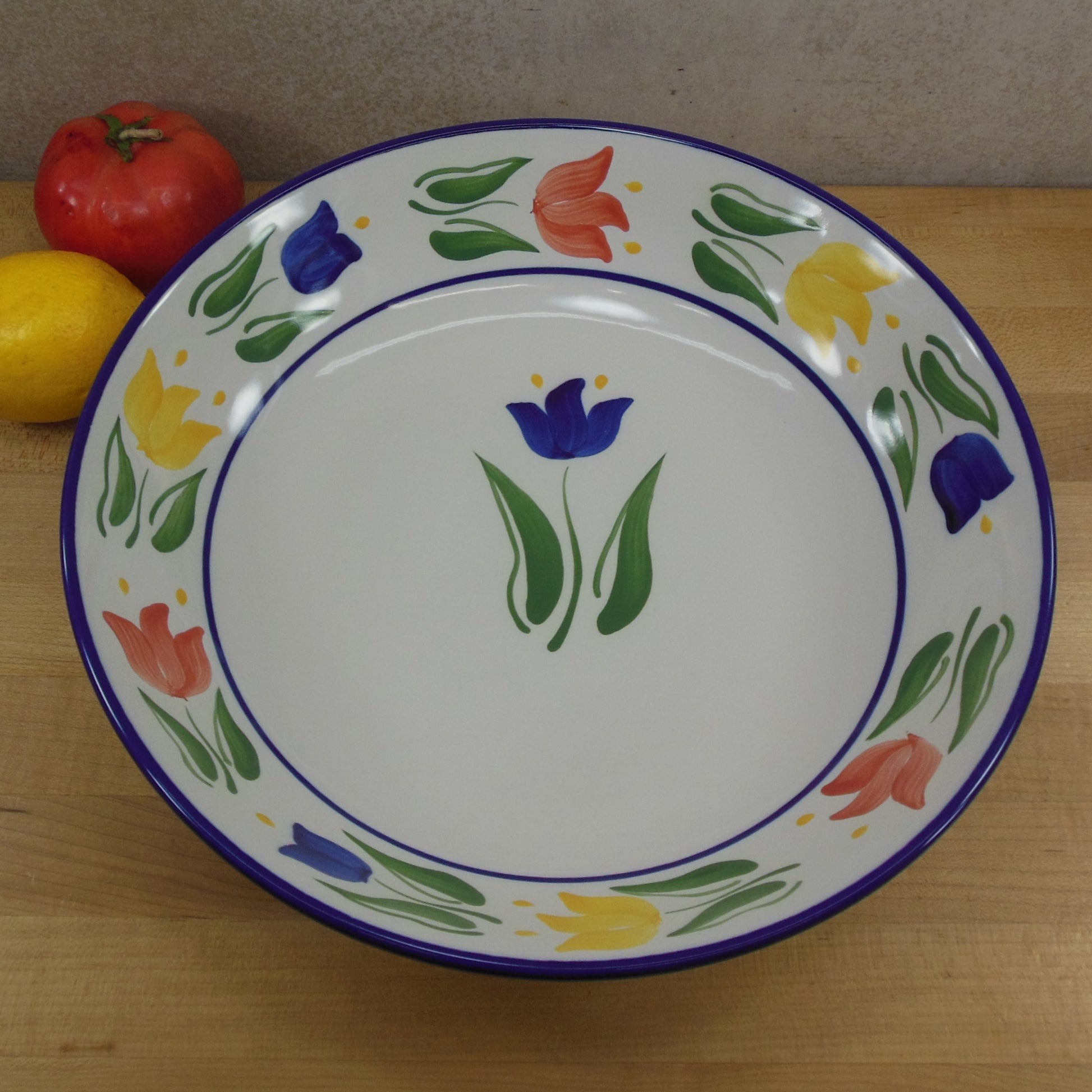 Dansk Tulip Dinnerware Large Past Serving Bowl 12.75" Unused