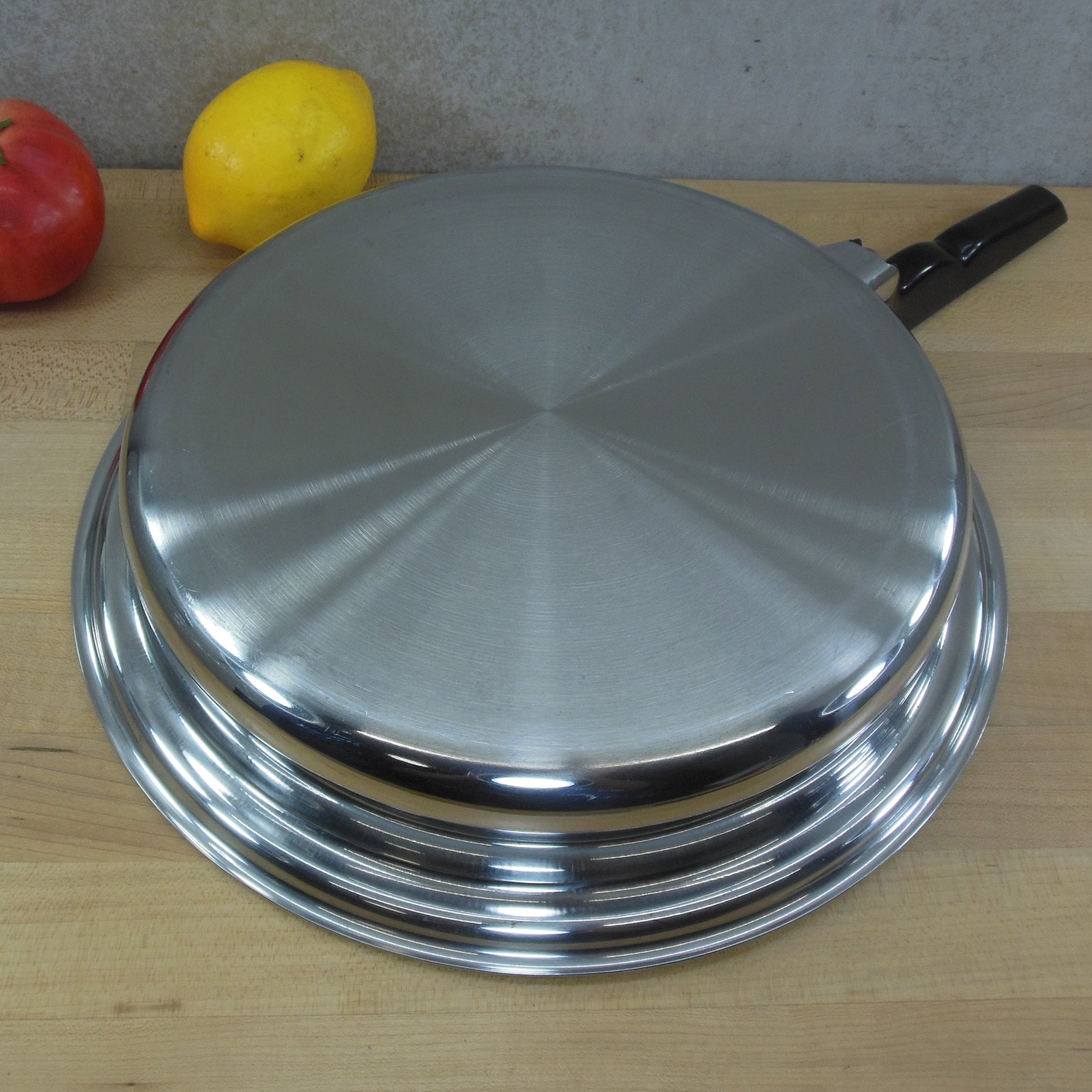 Thermo Sentinel USA Forma Plex 5 Ply Stainless USA 12" Skillet EUC