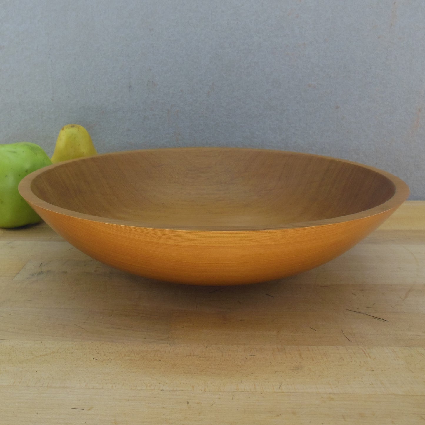 Tasmanian Huon Pine Turned Wood Bowl 11-3/8"