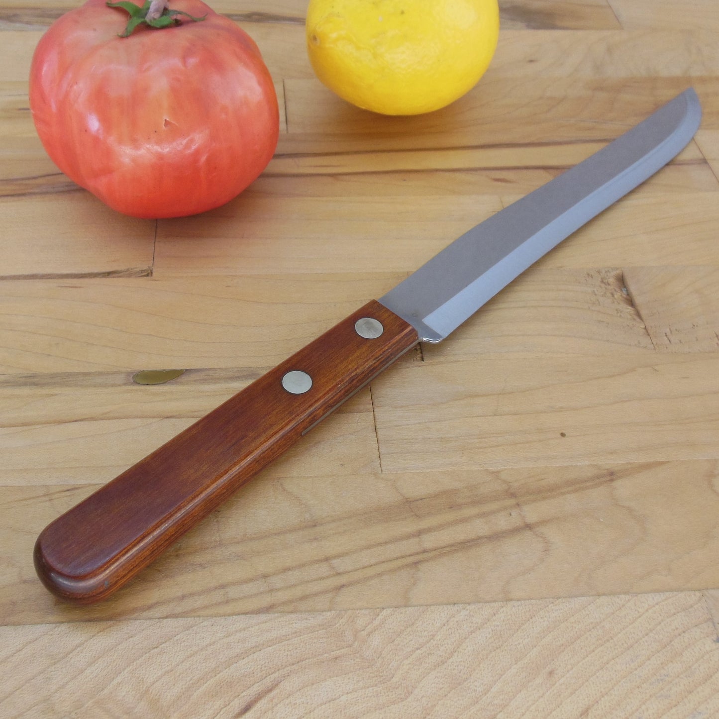 Top Flight by Burrell Stainless 8" Slicing Carving Knife Unused Vintage