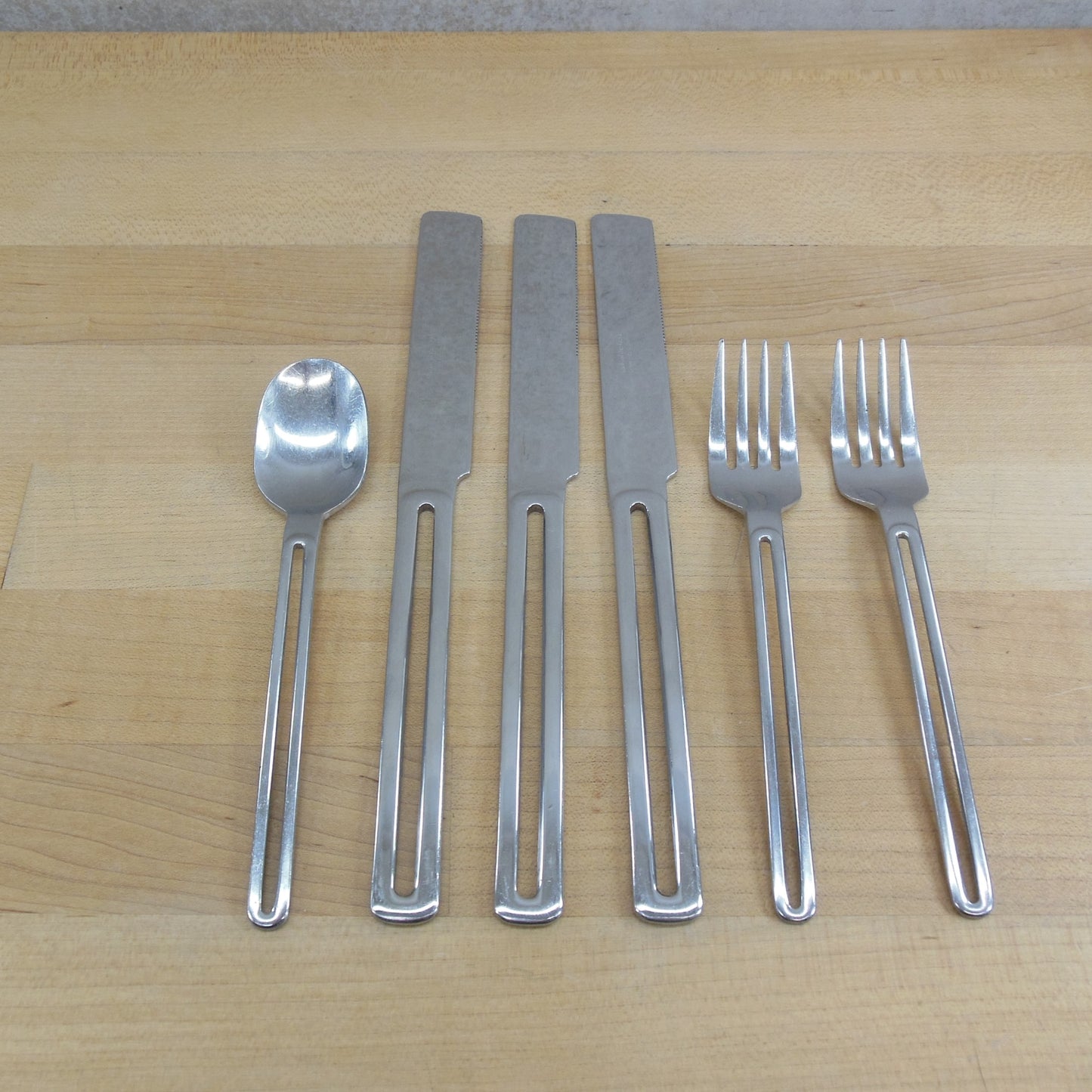 Tools Of The Trade Duke Stainless Flatware - 6 Lot Fork Teaspoon Knife