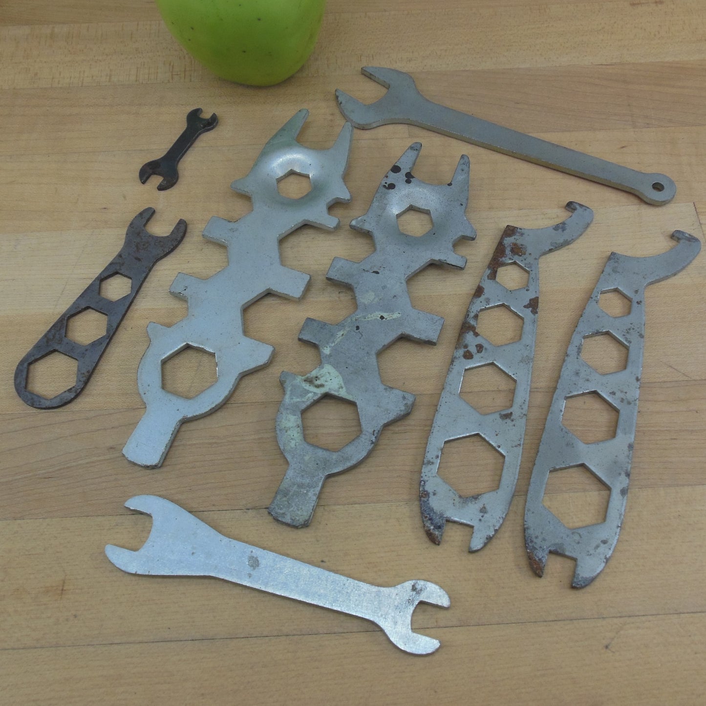 Unbranded 8 Lot Flat Wrenches Bicycle Appliance Etc. Used