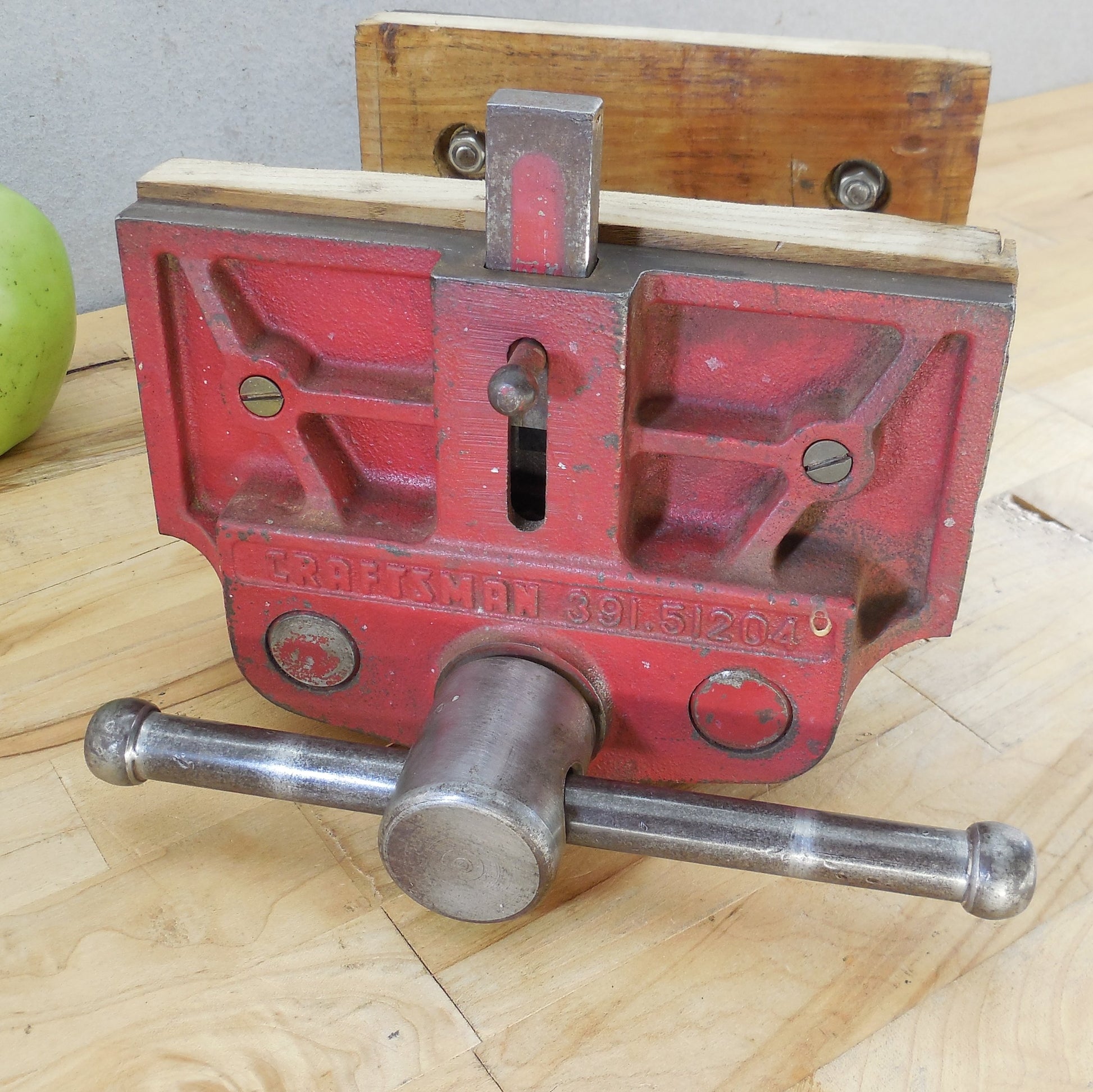 Craftsman Under Bench Woodworkers Screw Vise 391-51204 7" 8" Vintage
