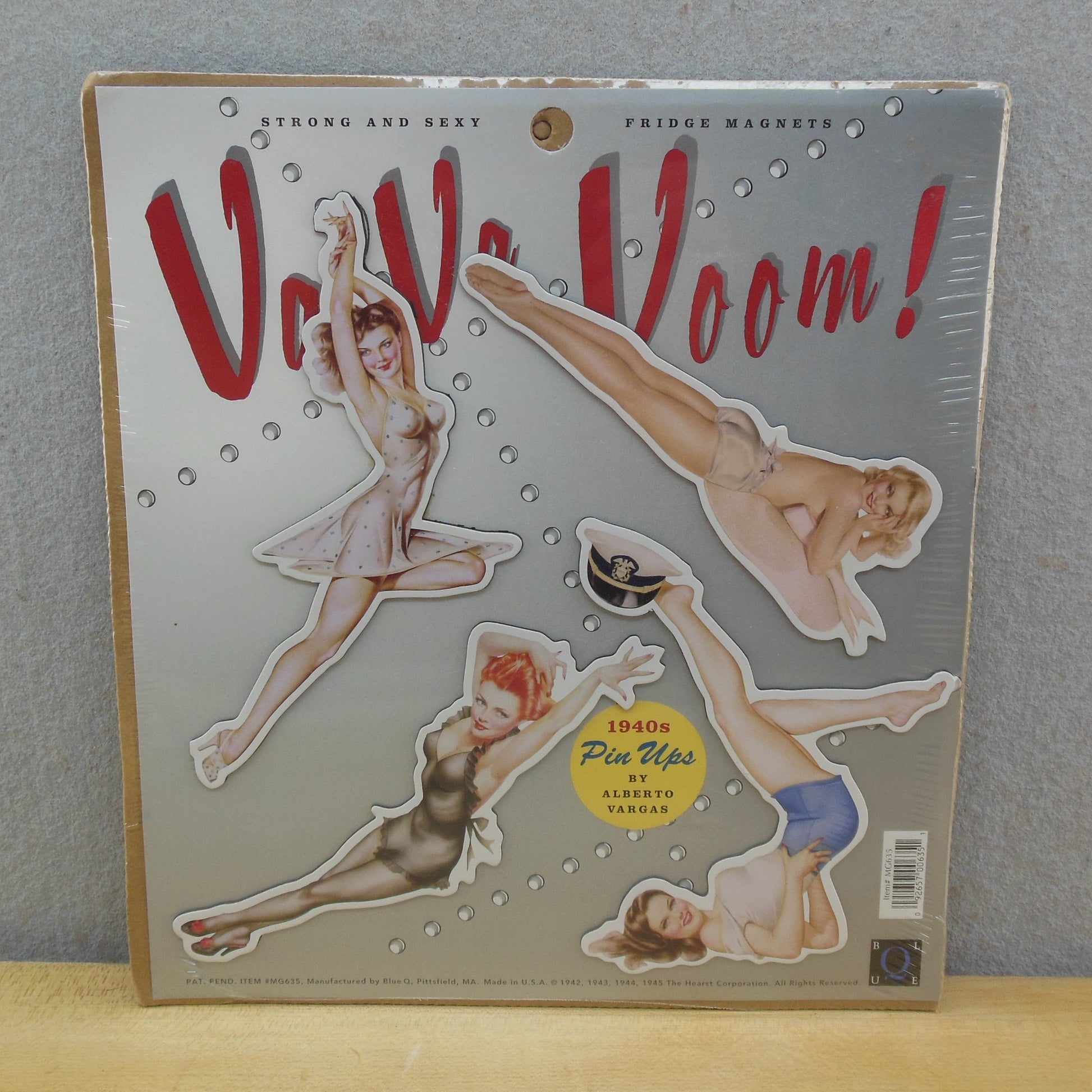 Blue Q Alberto Vargas Va Va Voom Pin Up Fridge Magnets New