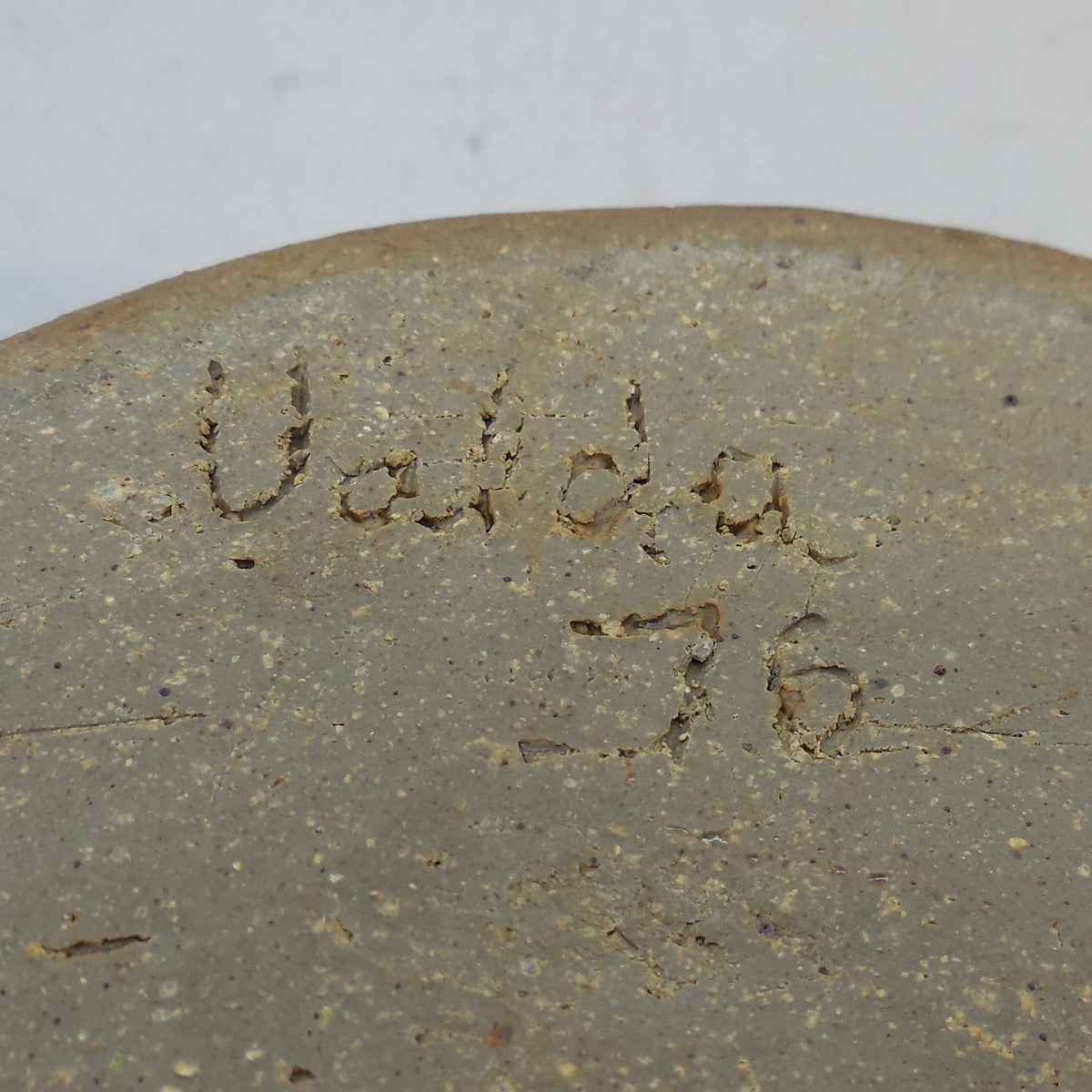 Valda Cox 1976 Signed Large Stoneware Pottery Vase 11.75" Earth Tones