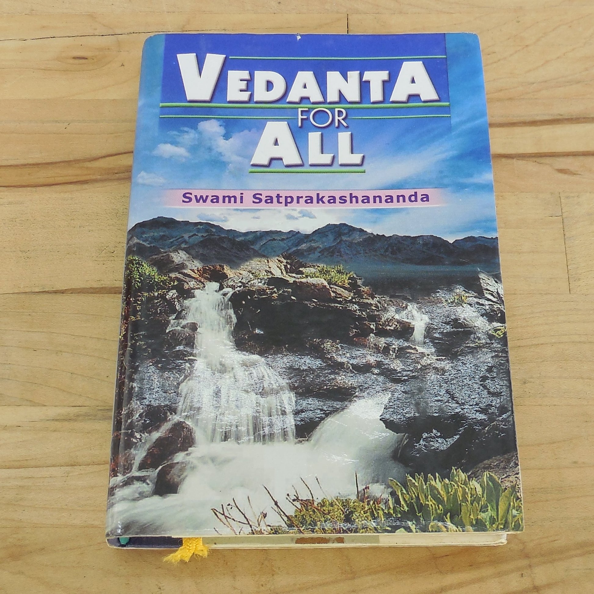 Swami Satprakashananda Book Signed Swami Chetanananda - Vedanta for All 2001