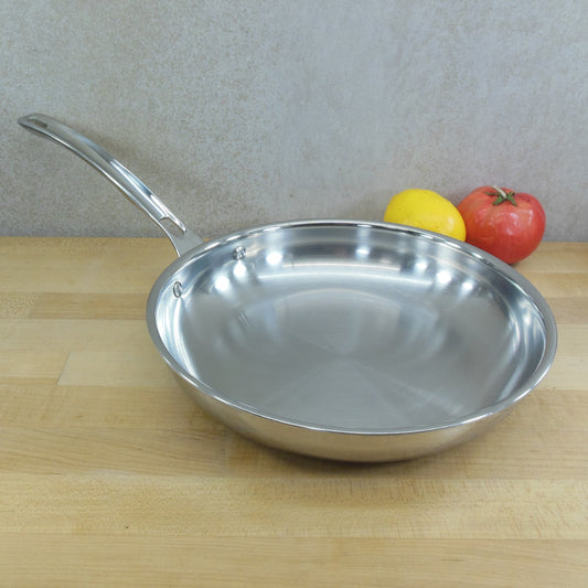 Viking Culinary 10" 3-Ply 18/8 Stainless Steel Skillet Fry Pan